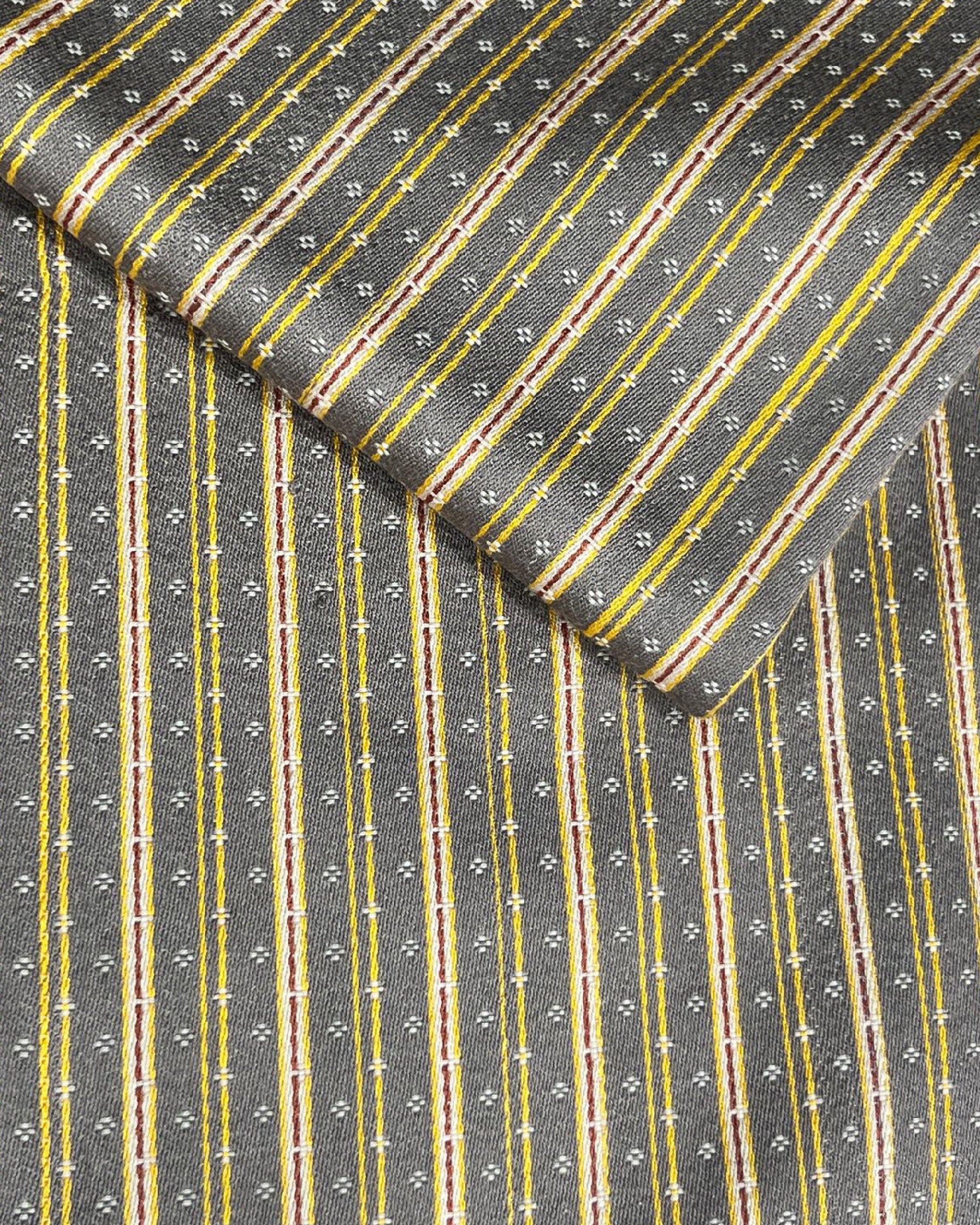 Cellan Pochampally Warp Ikat Brown Cotton Saree