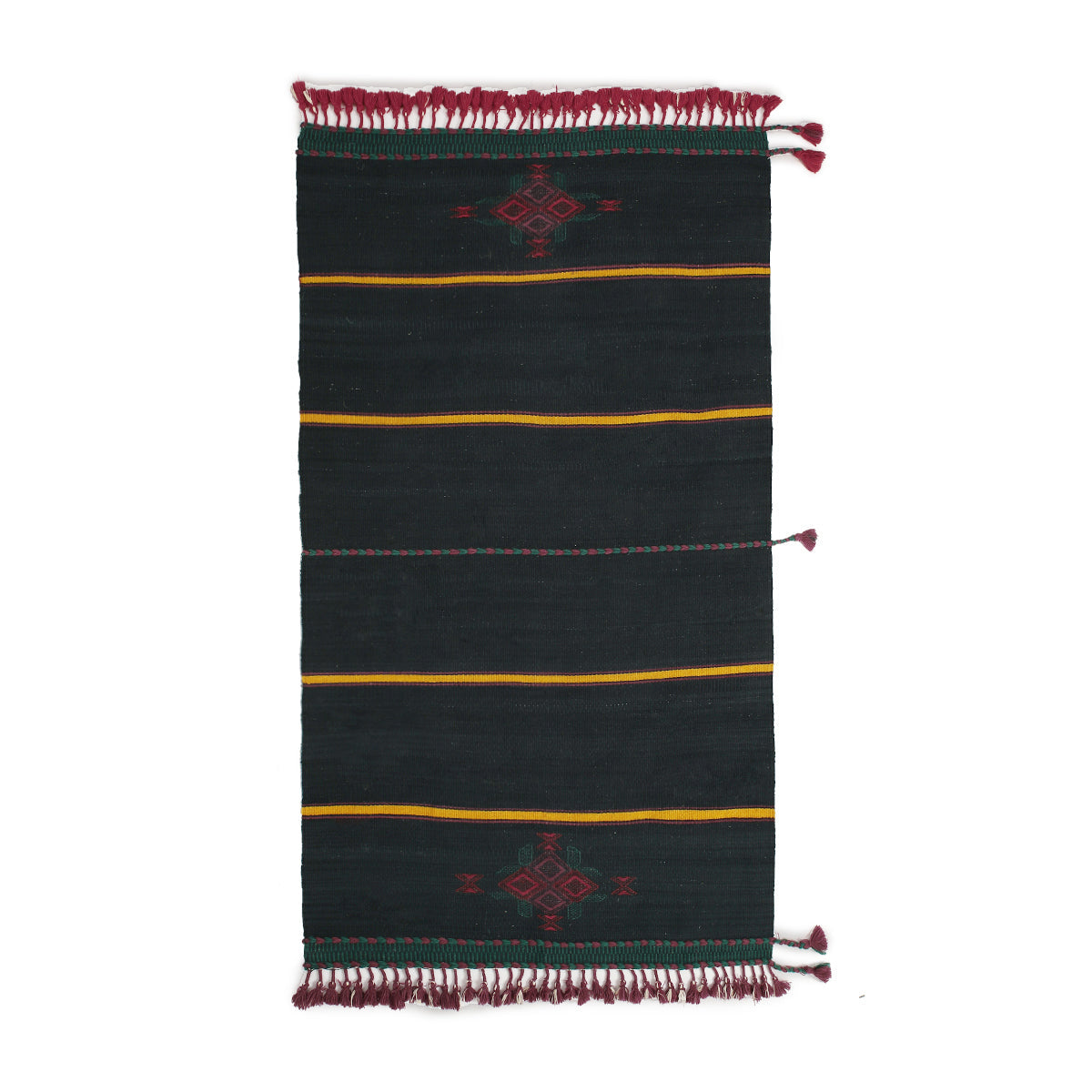Holly Bhujodi Extra Weft Woolen Rug