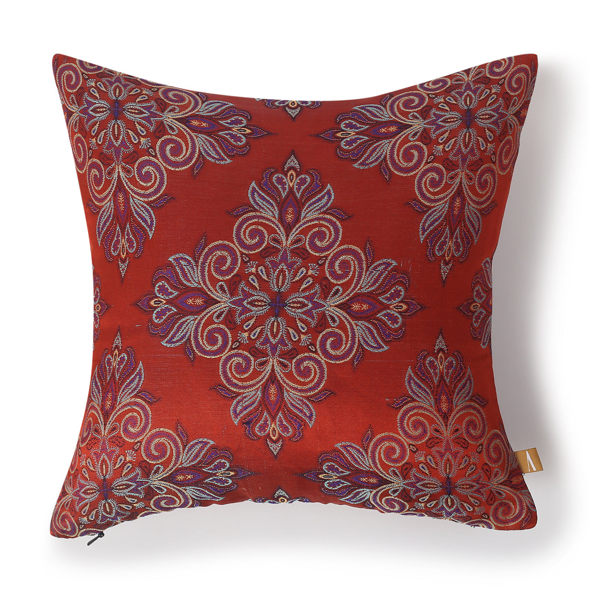 Kaemon Banarasi Tanchoi Silk Cushion Cover