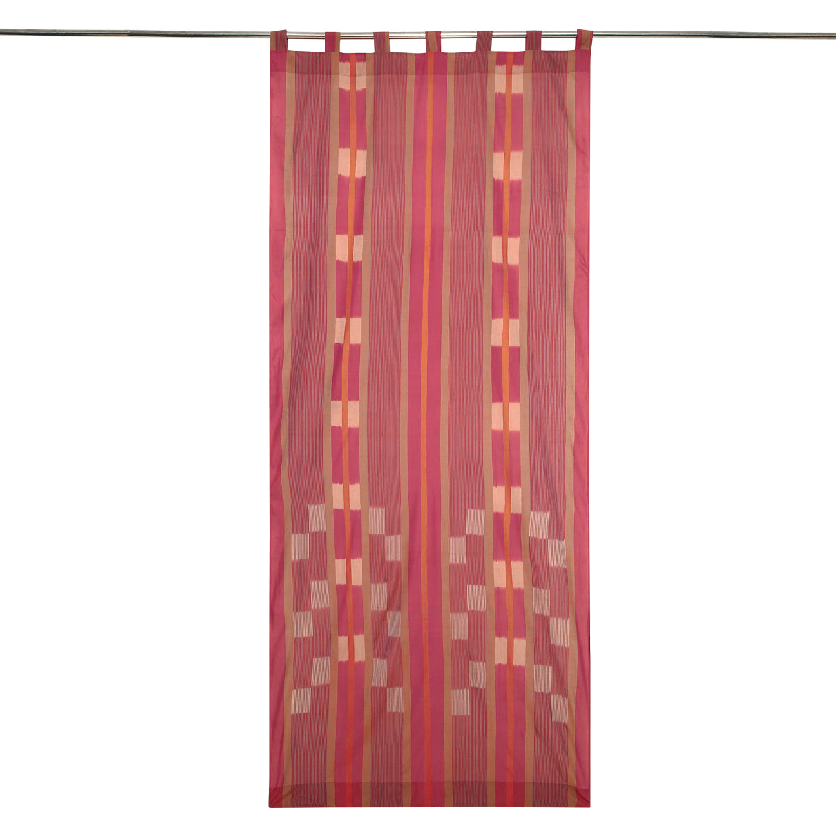 Ghana Pochampally Warp Ikat Cotton Curtain