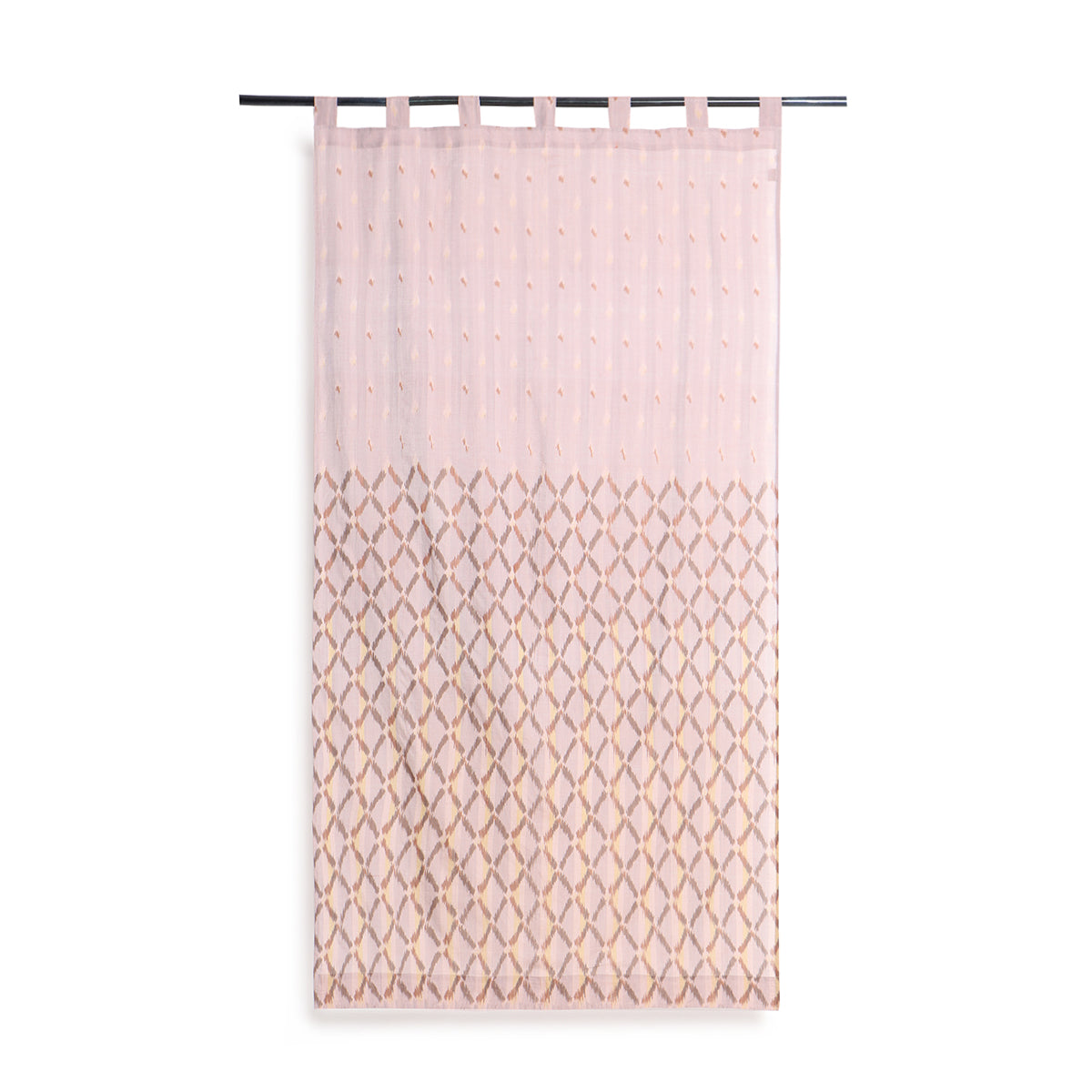 Vanish Pochampally Warp Ikat Cotton Curtain