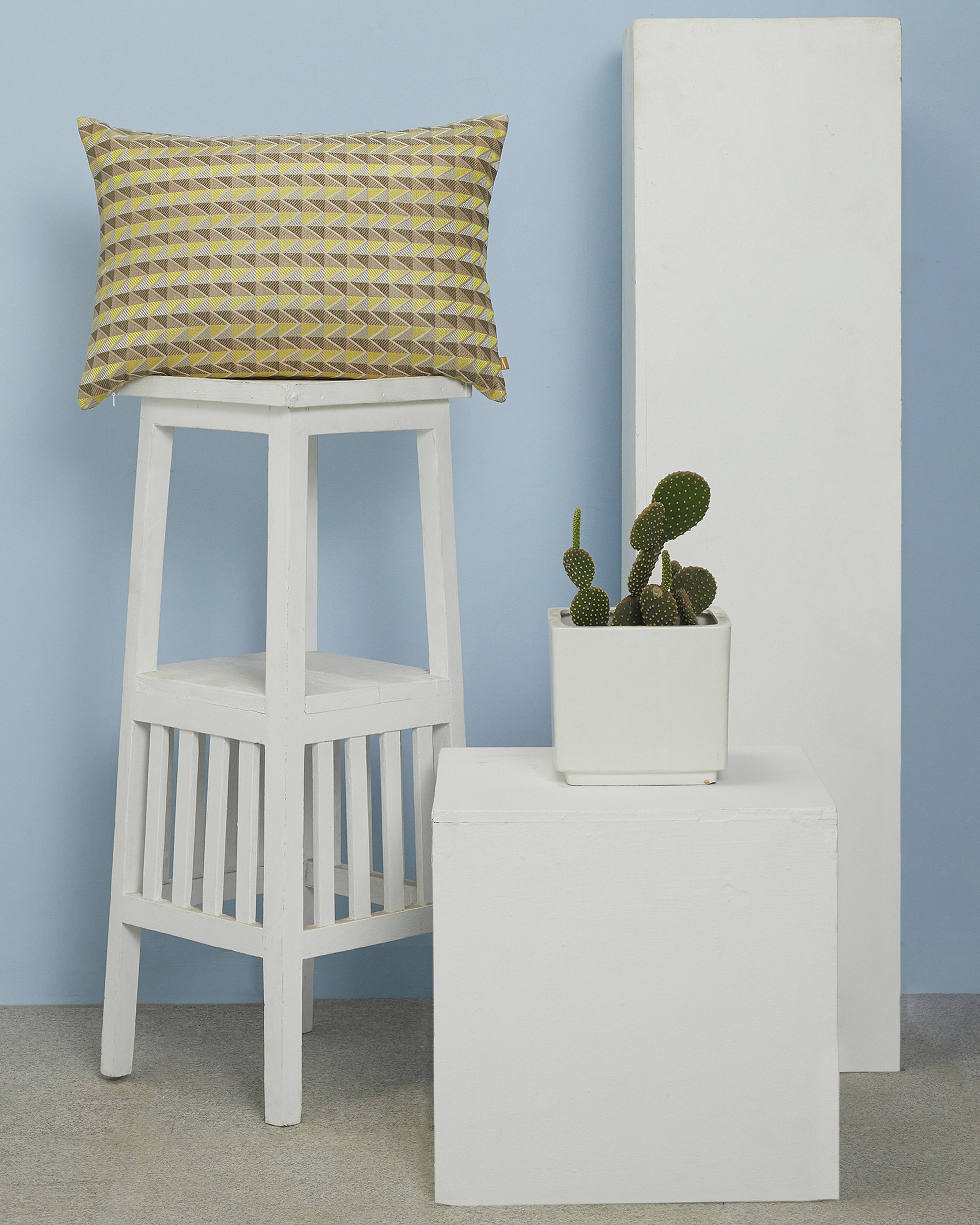 Trick Banarasi Satin Brocade Silk Cotton Cushion Cover