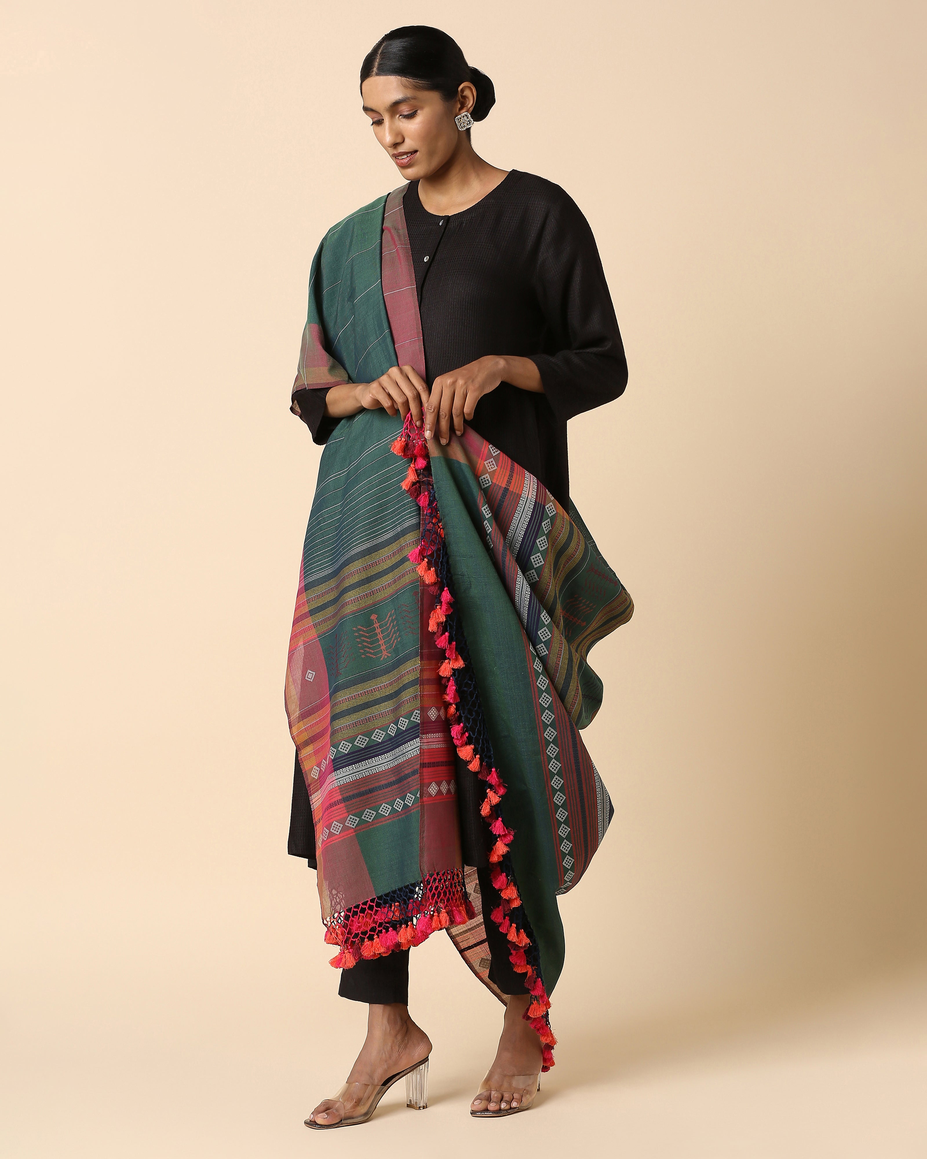 Kishkindha Bhujodi Extra Weft Cotton Dupatta