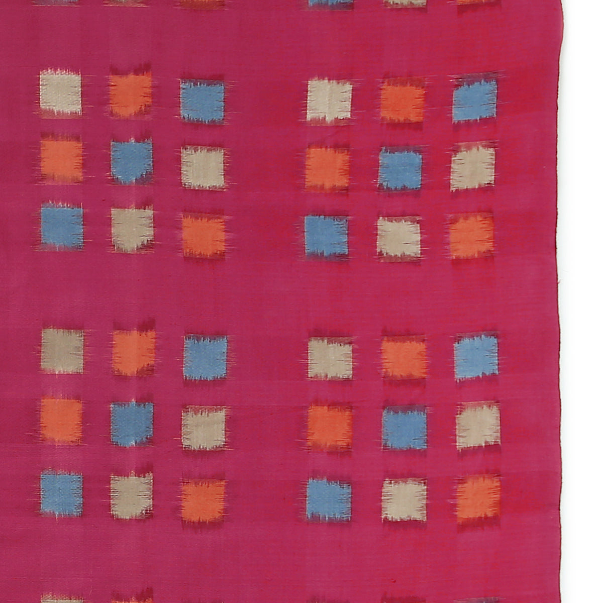 Bahati Pochampally Double Ikat CottonSingle Bed Cover
