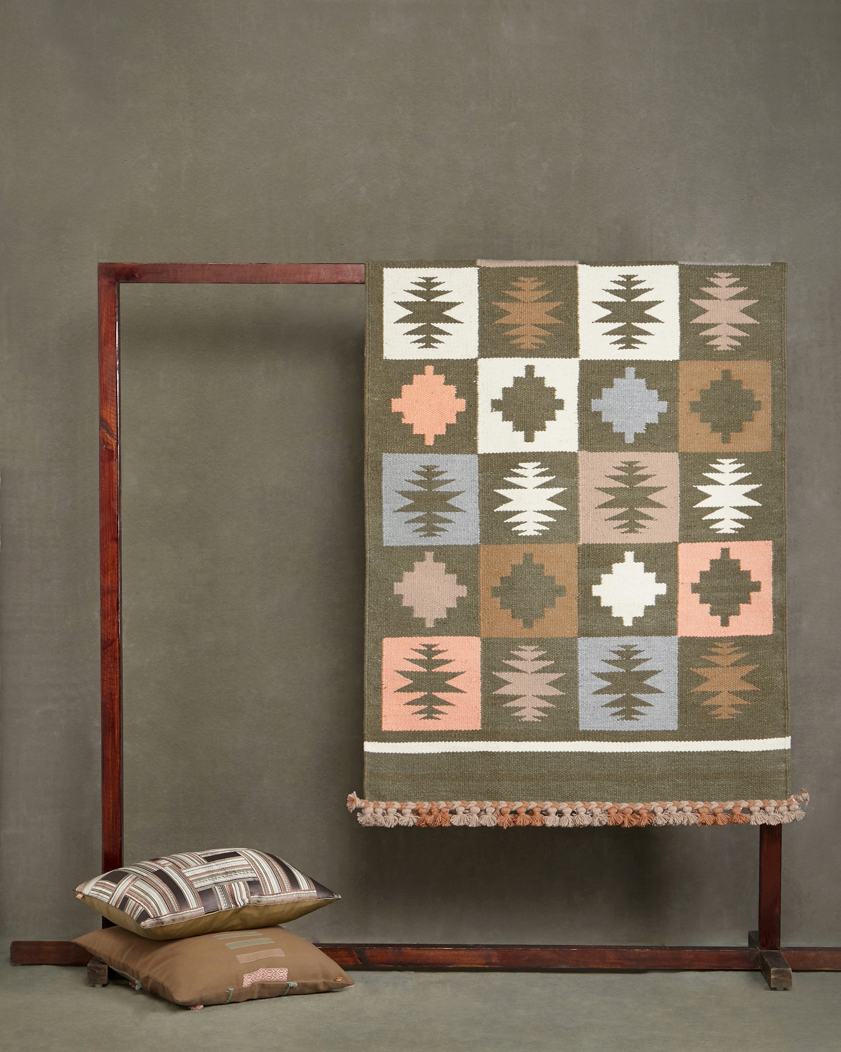 Amaranta Bhujodi Kharad Cotton Wool Rug