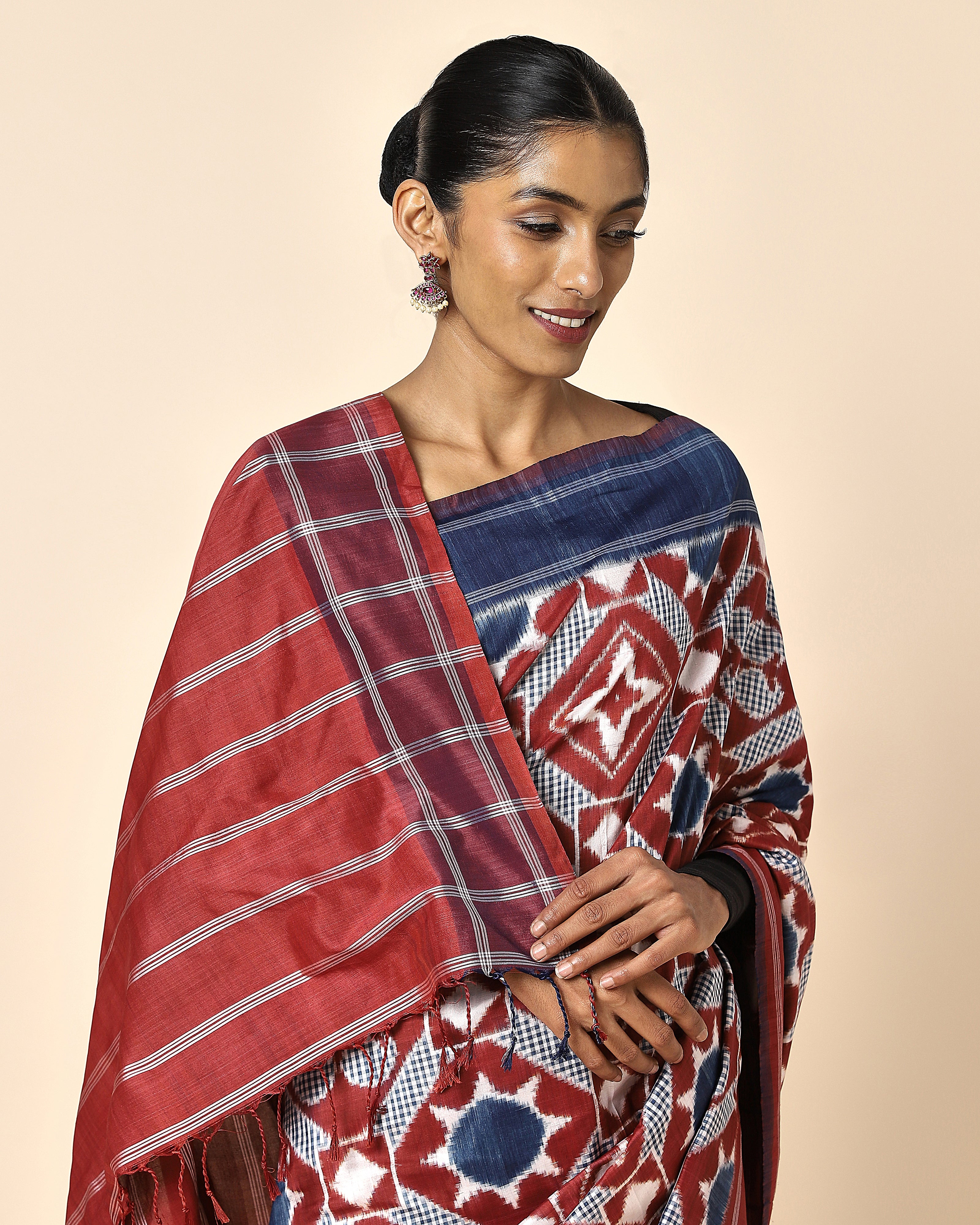 Ahalya Pochampally Double Ikat Silk Saree