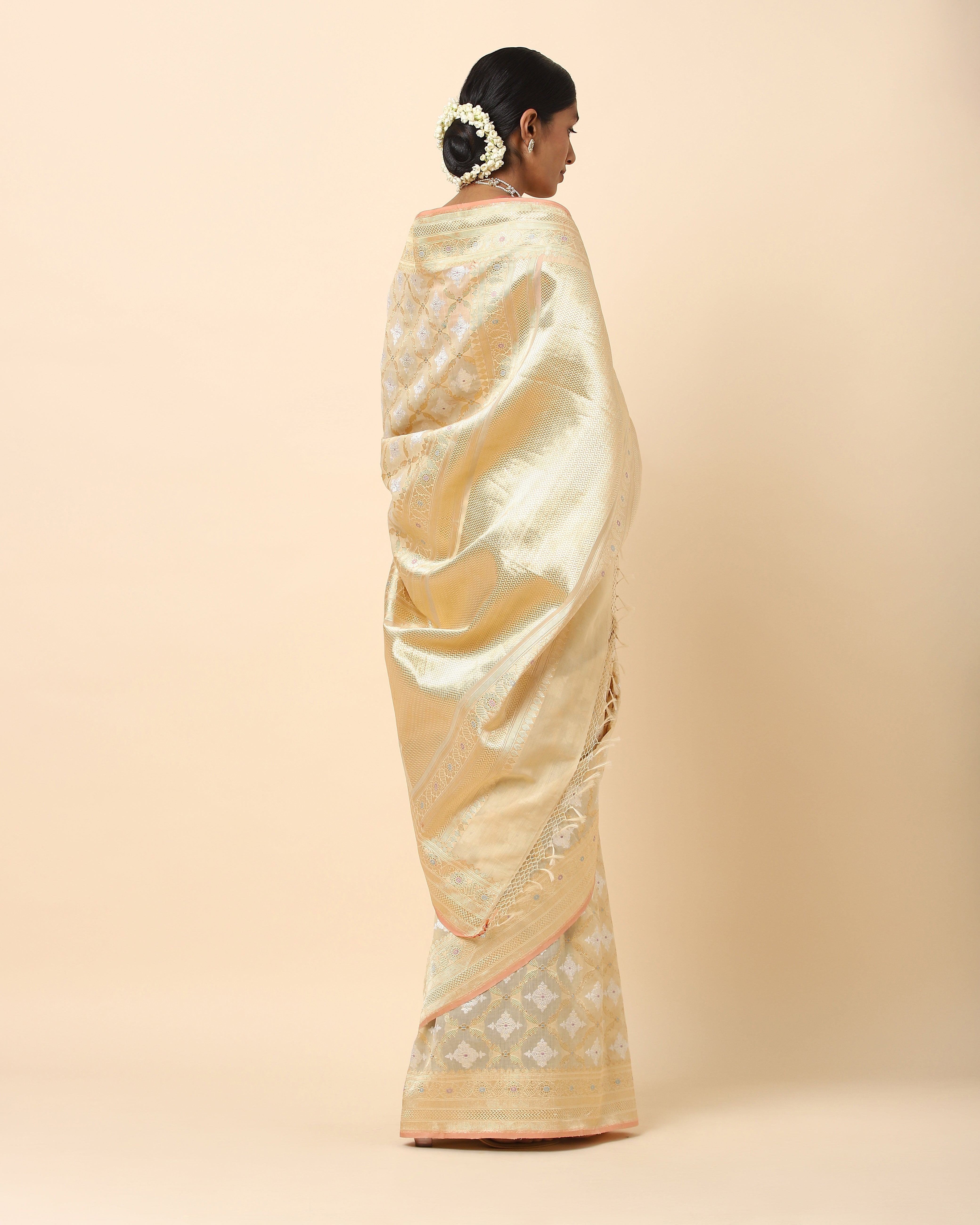 Gharonda Banarasi Kadwa Silk Saree