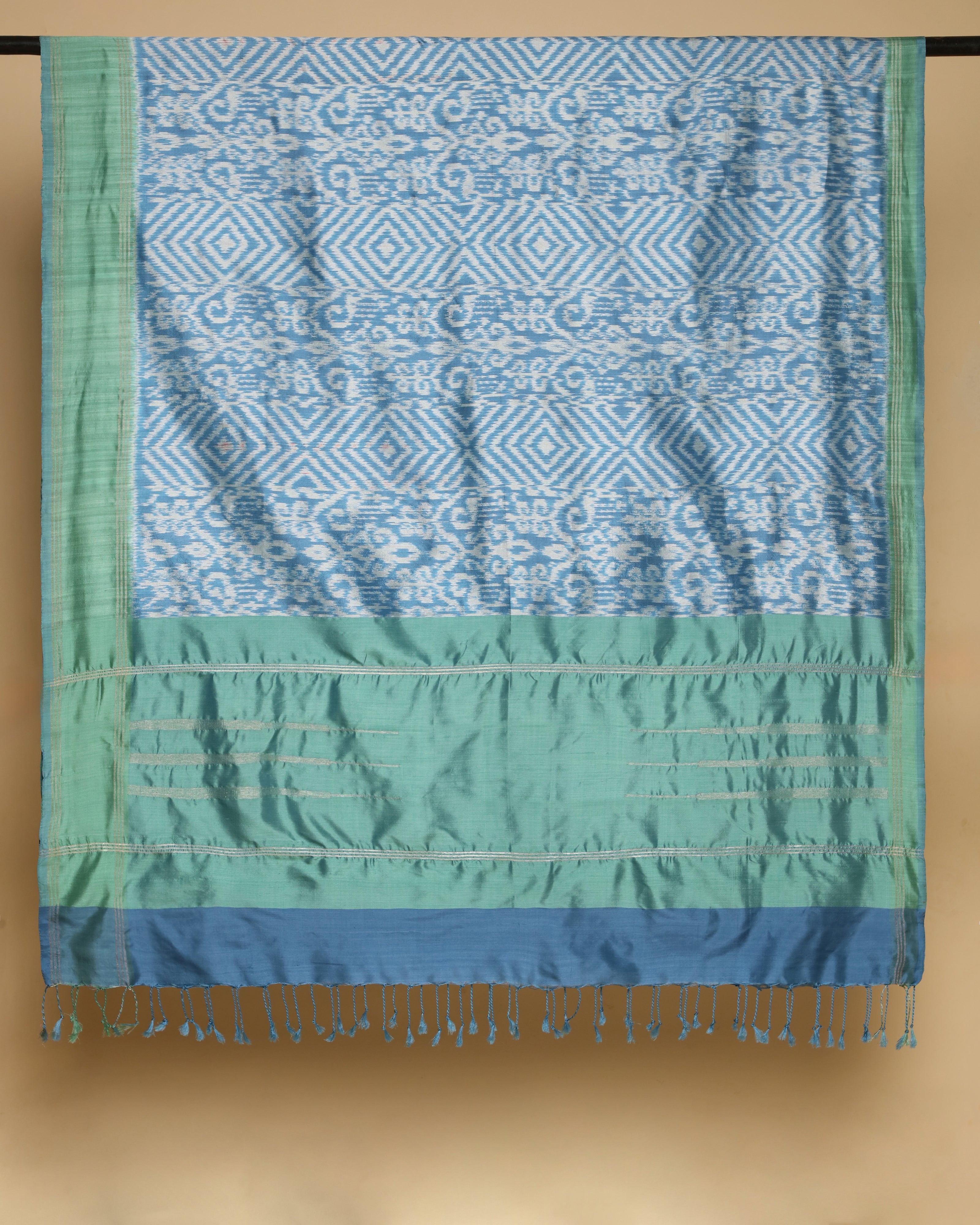 Vahini Pochampally Weft Ikat Silk Dupatta