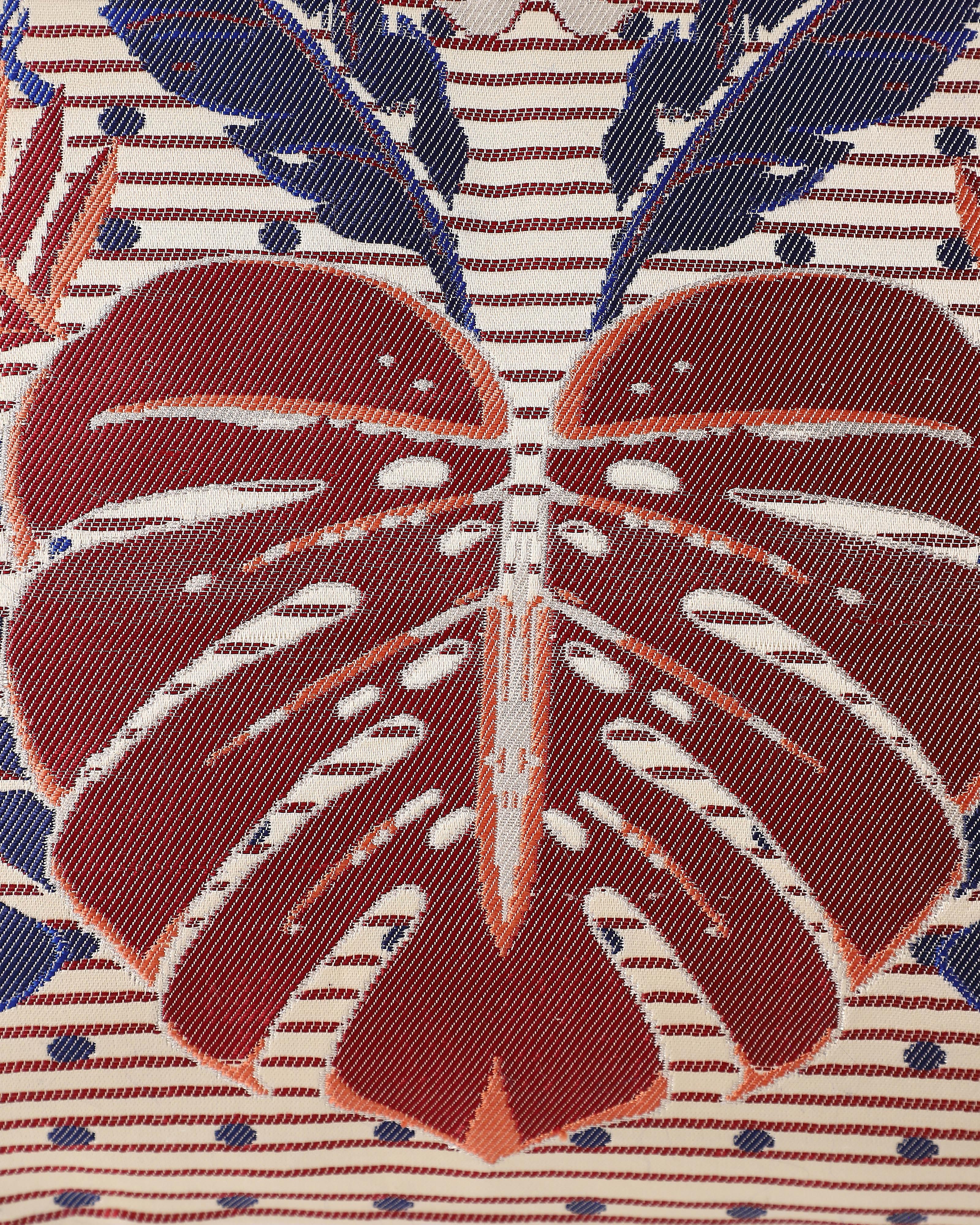 Bunch Banarasi Gyasar Silk Viscose Cushion Cover