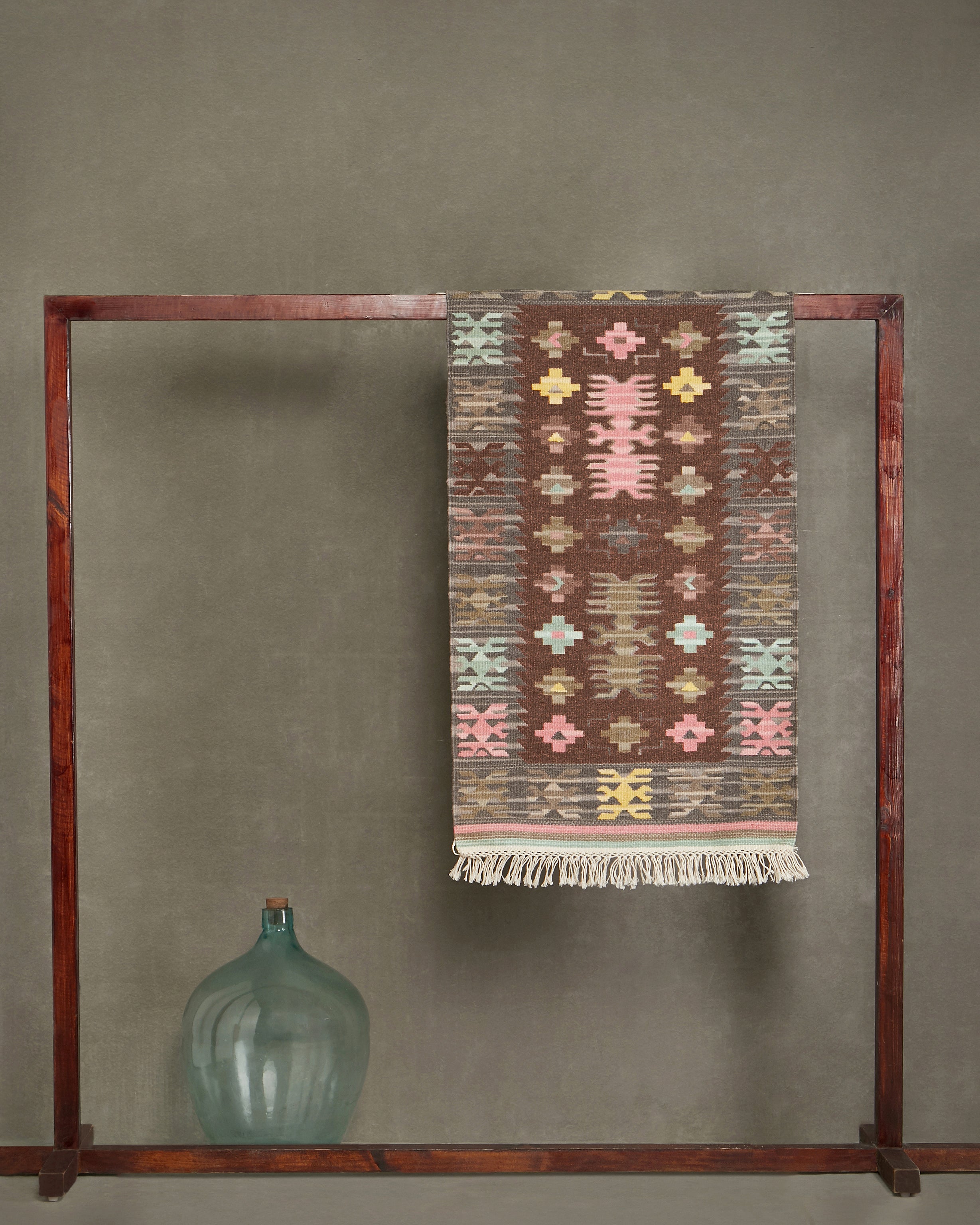 Turkey Bhadohi Panja Cotton Wool Rug