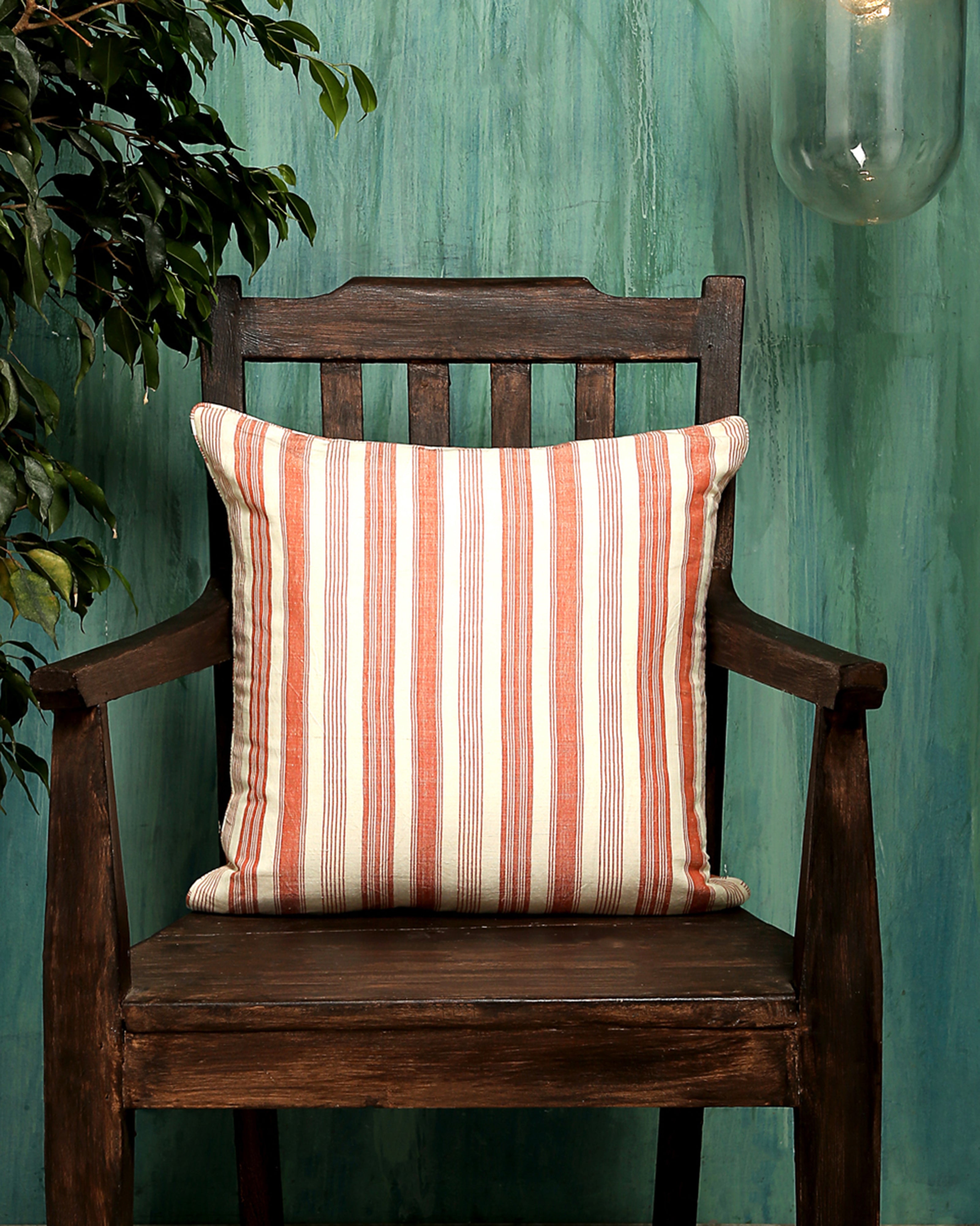 Tuscan Plain Weave Cotton Linen Cushion Cover