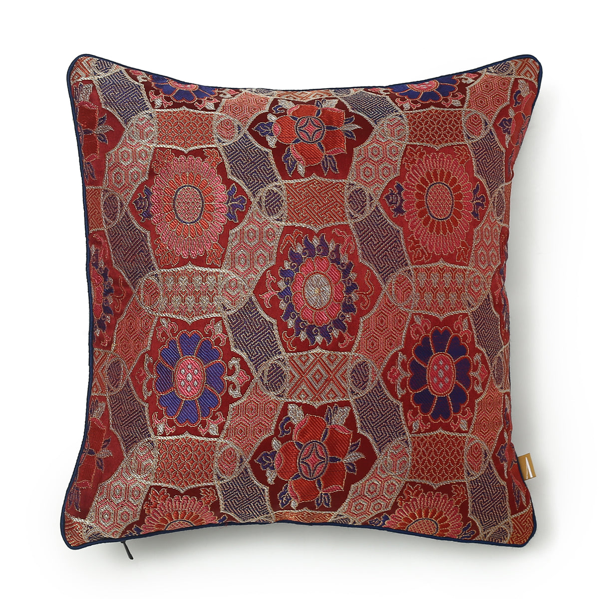 Chiyo Banarasi Gyasar Viscose Cushion Cover
