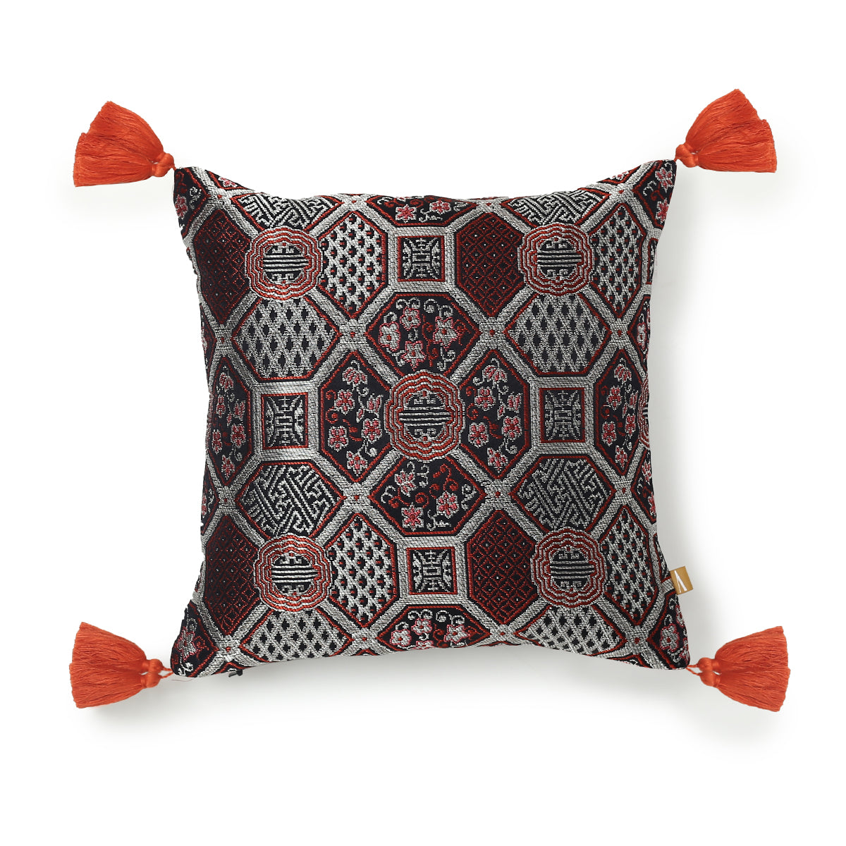 Hoshi Banarasi Gyasar Viscose Cushion Cover