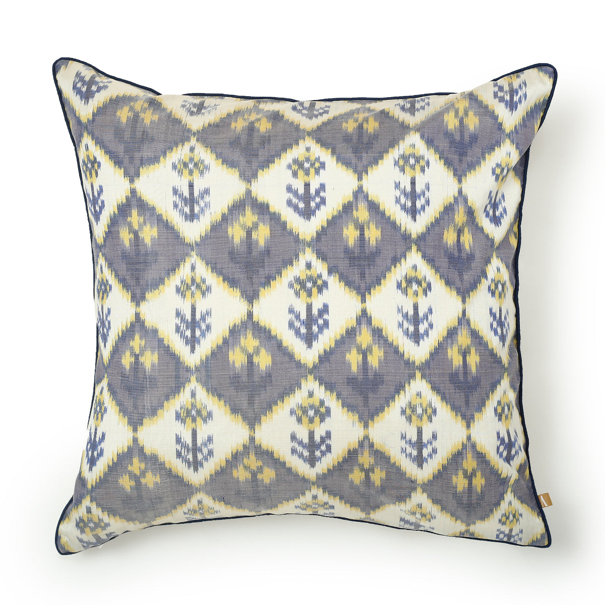 Lily Pochampally Weft Ikat Silk Cotton Cushion Cover