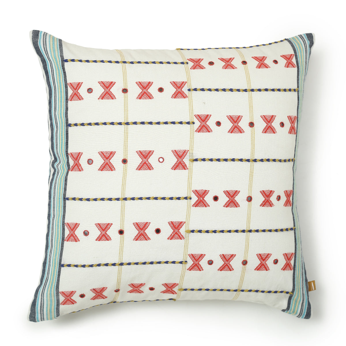 Michie Bhujodi Extra Weft Cotton Cushion Cover
