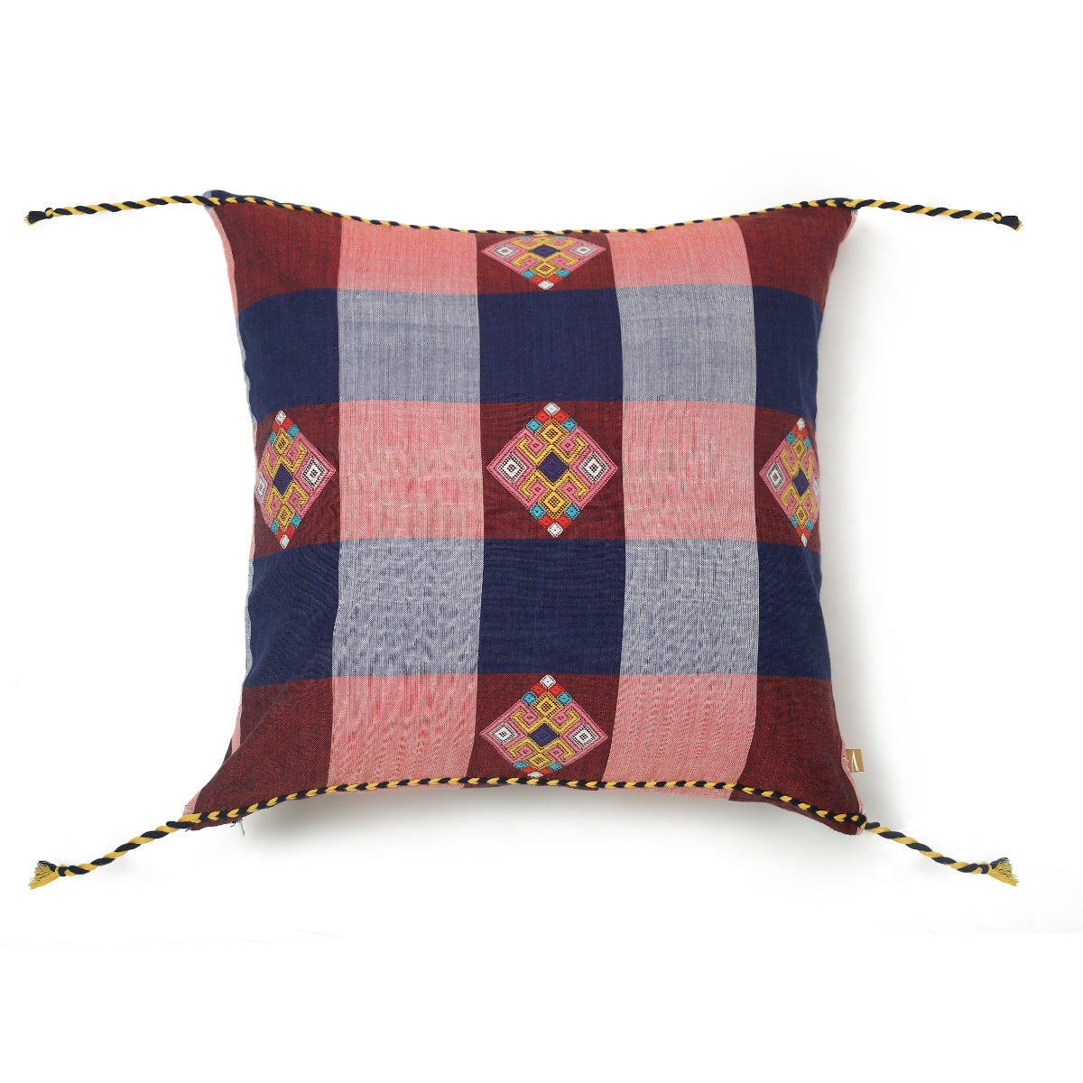 Anfisa Bhujodi Extra Weft Cotton Cushion Cover