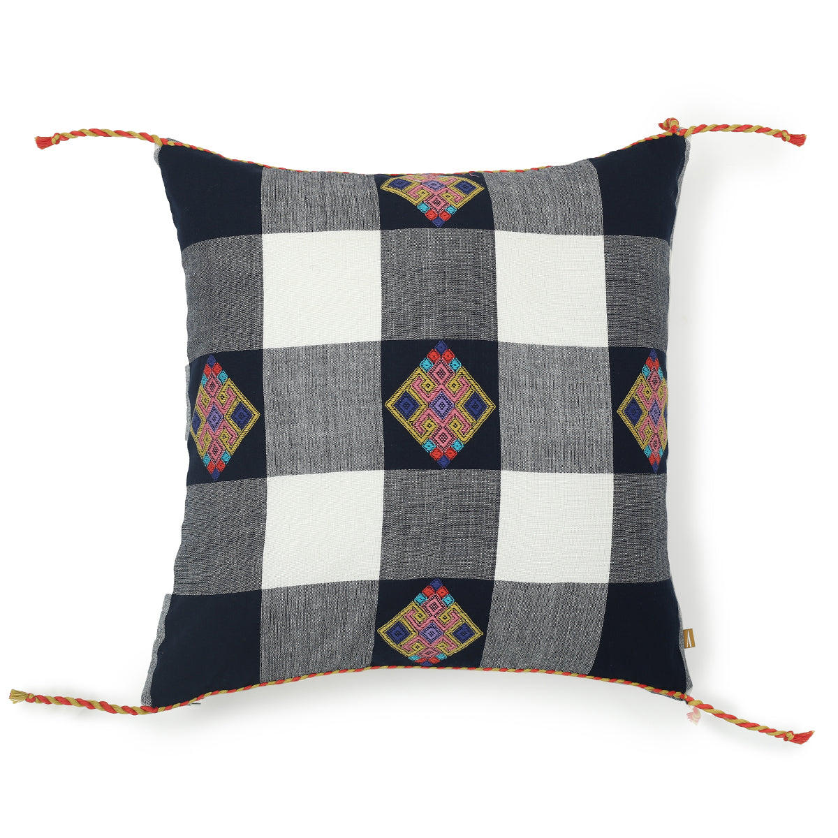 Anfisa Bhujodi Extra Weft Cotton Cushion Cover