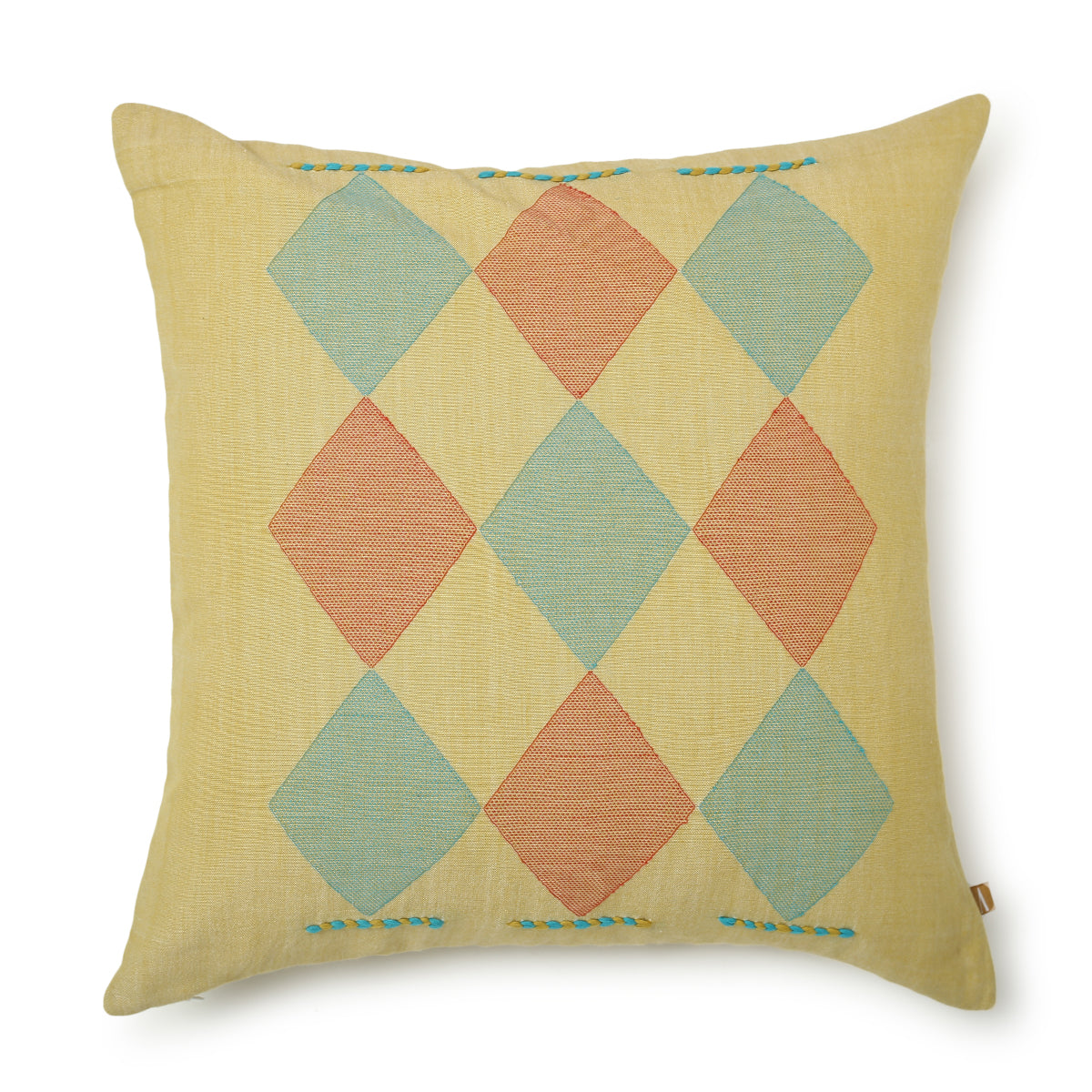 Miho Bhujodi Extra Weft Cotton Cushion Cover