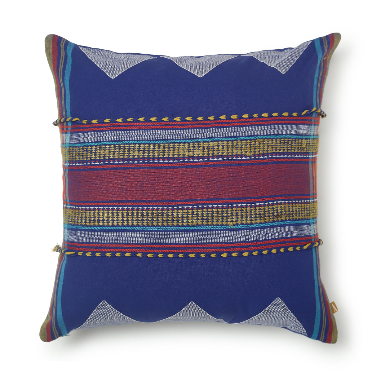 Shoda Bhujodi Extra Weft Cotton Cushion Cover