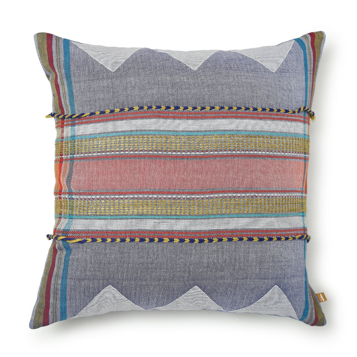 Shoda Bhujodi Extra Weft Cotton Cushion Cover