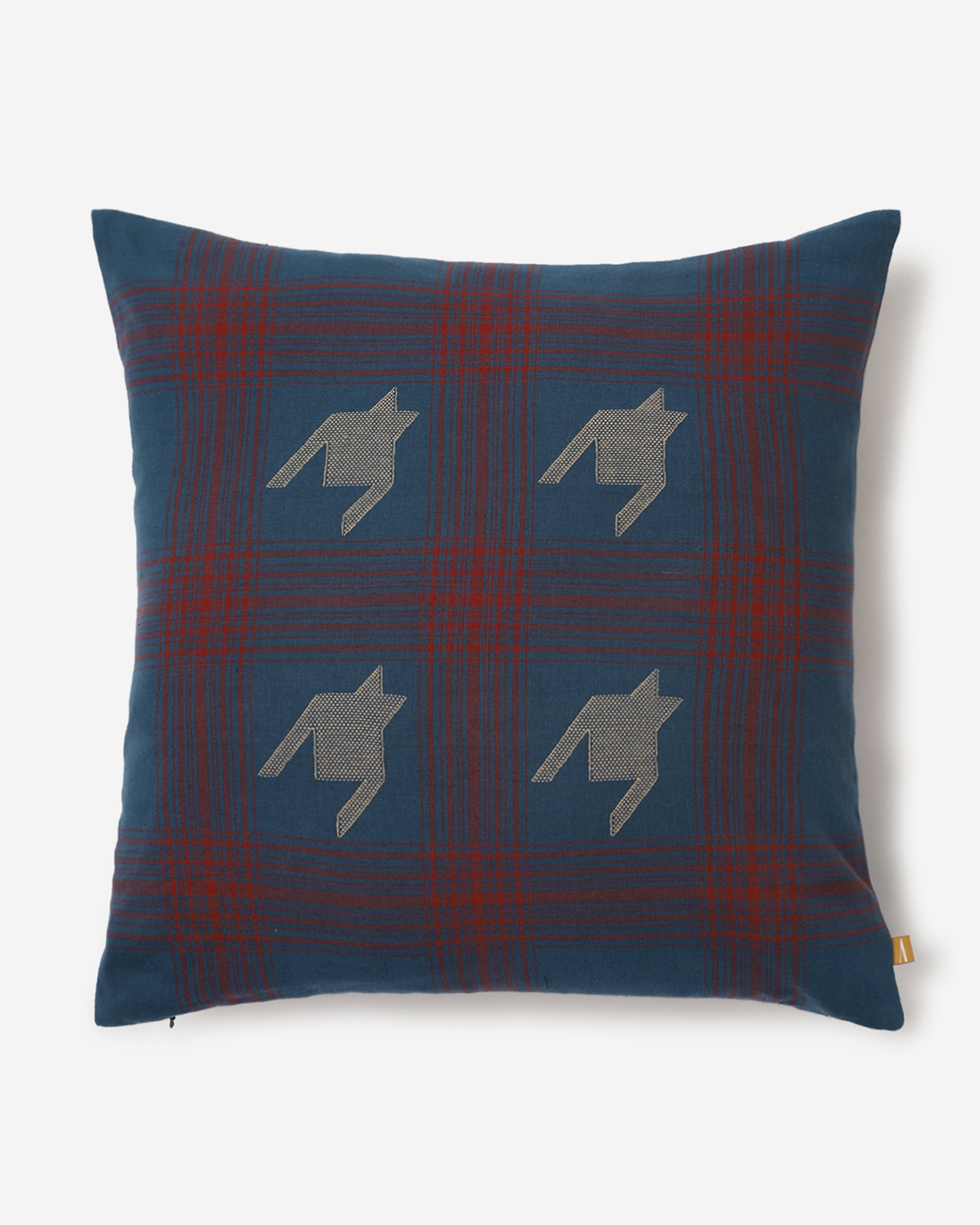 Chartres Bhujodi Extra Weft Cotton Cushion Cover