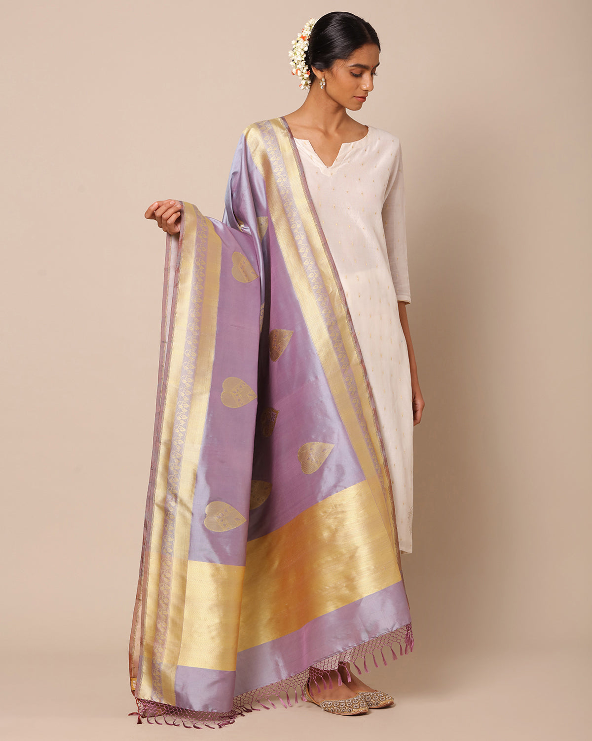 Padam Banarasi Kadwa Silk Dupatta