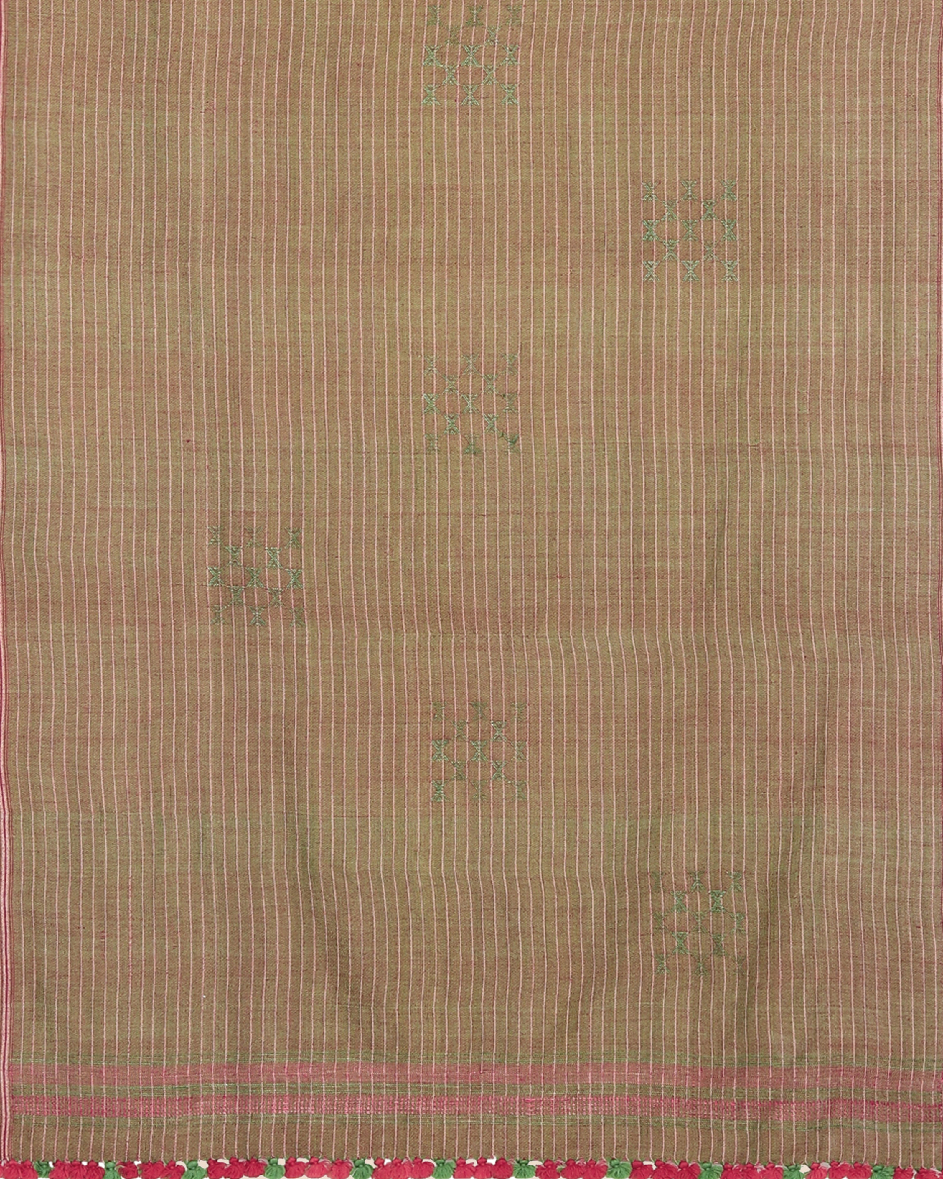 Sriha Bhujodi Extra Weft Wool Silk Shawl