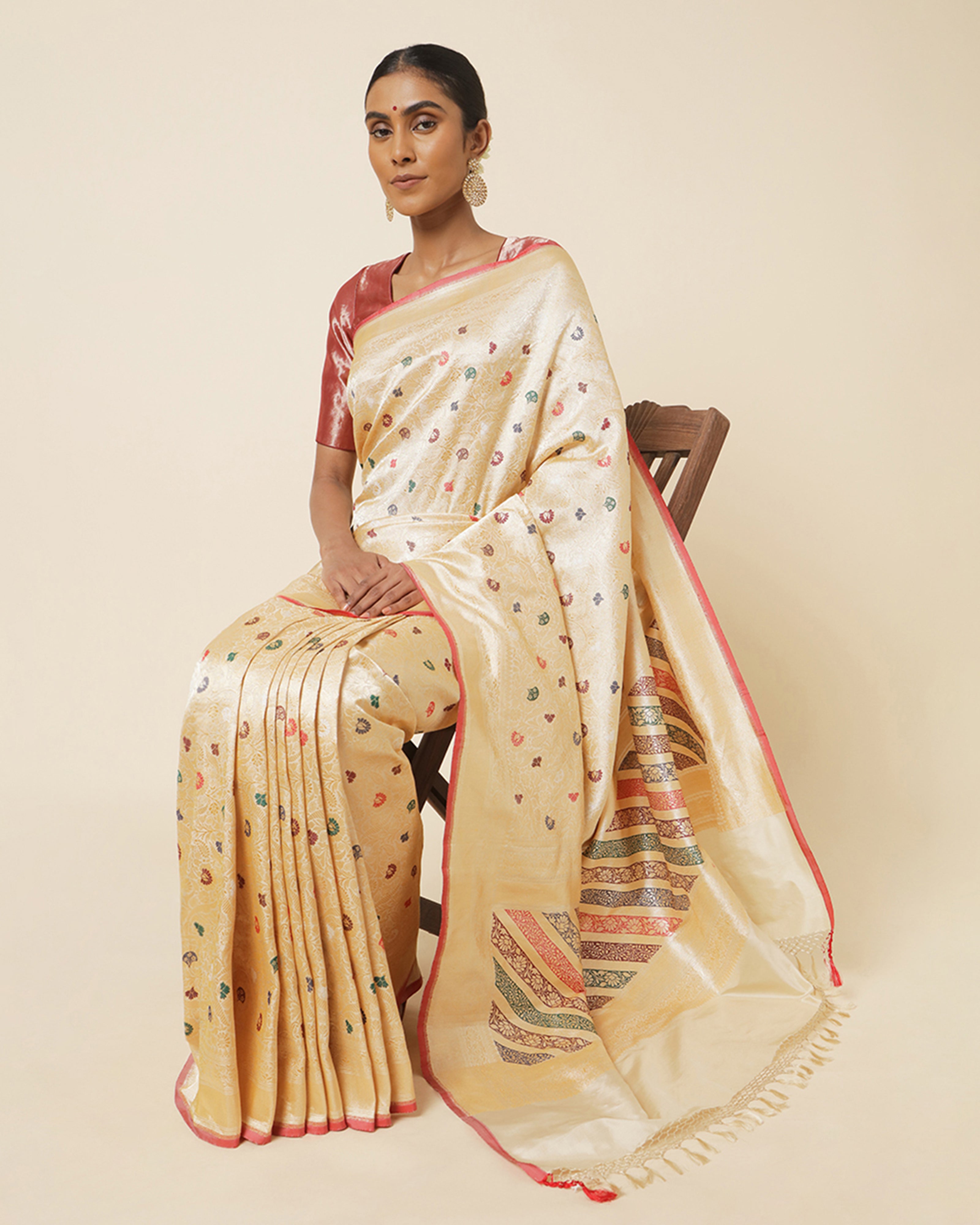 Sharanya Banarasi Kadwa Silk Saree