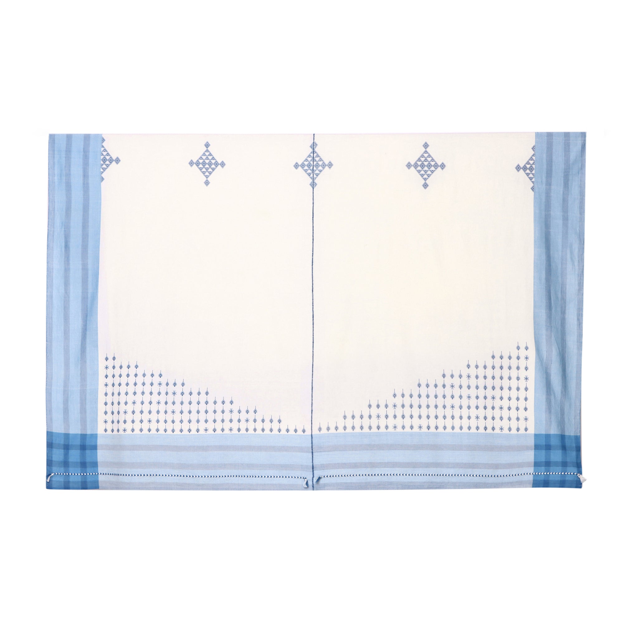 Dastak Bhujodi Extra Weft CottonDouble Bed Cover