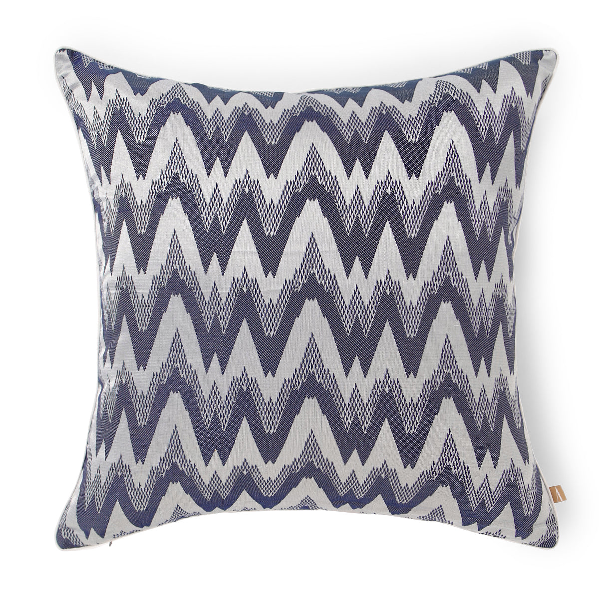 Yugen Banarasi Satin Brocade Silk Cotton Cushion Cover