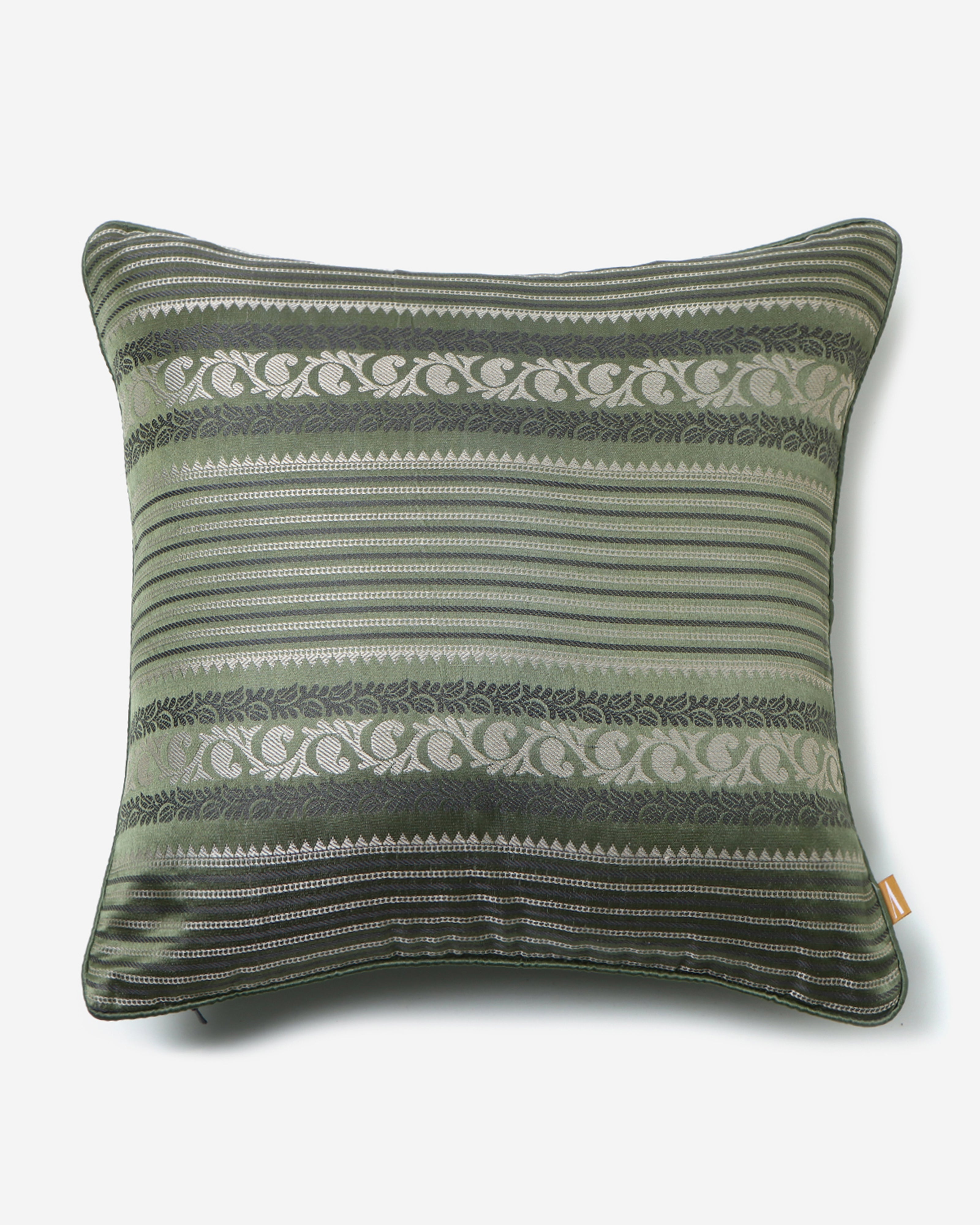 Prabhat Banarasi Tanchoi Silk Cushion Cover