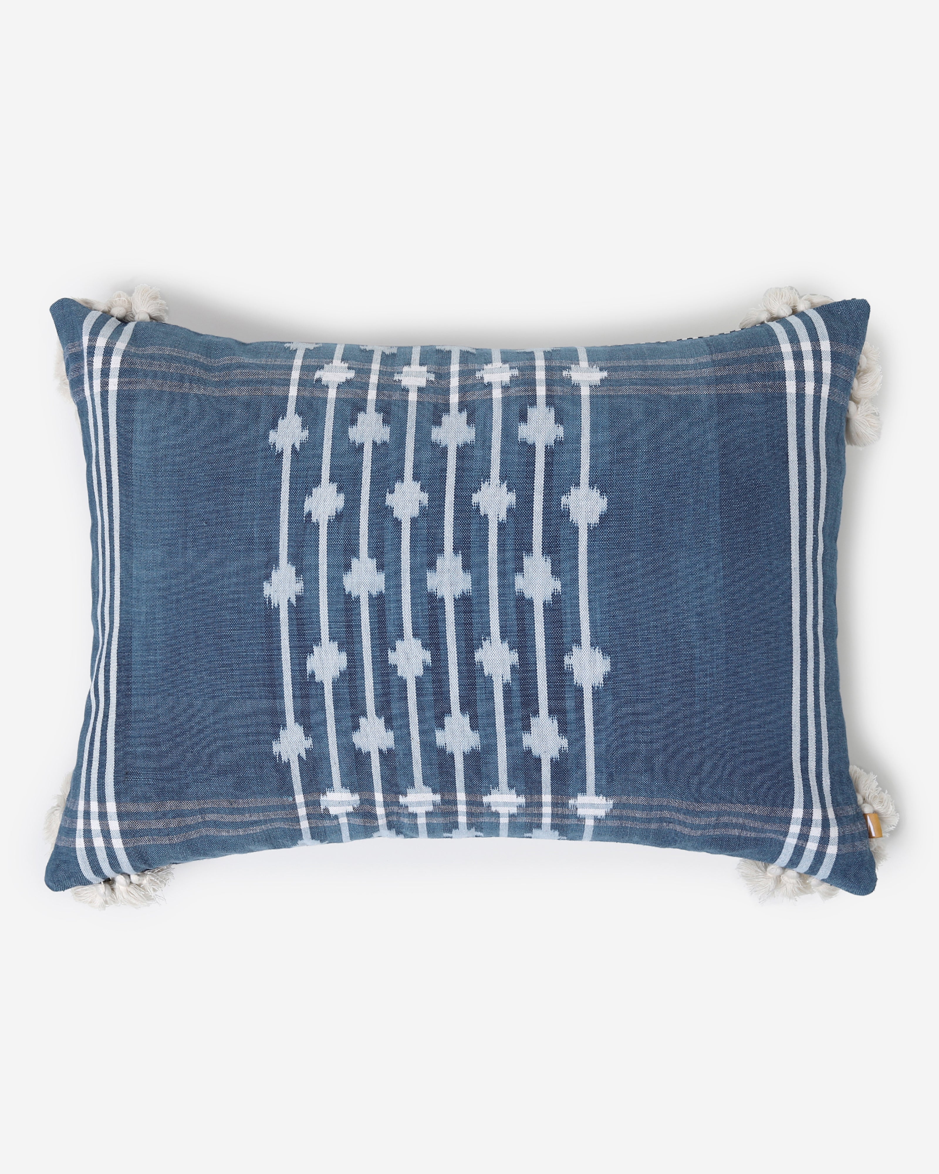 Ojas Pochampally Warp Ikat Cotton Cushion Cover
