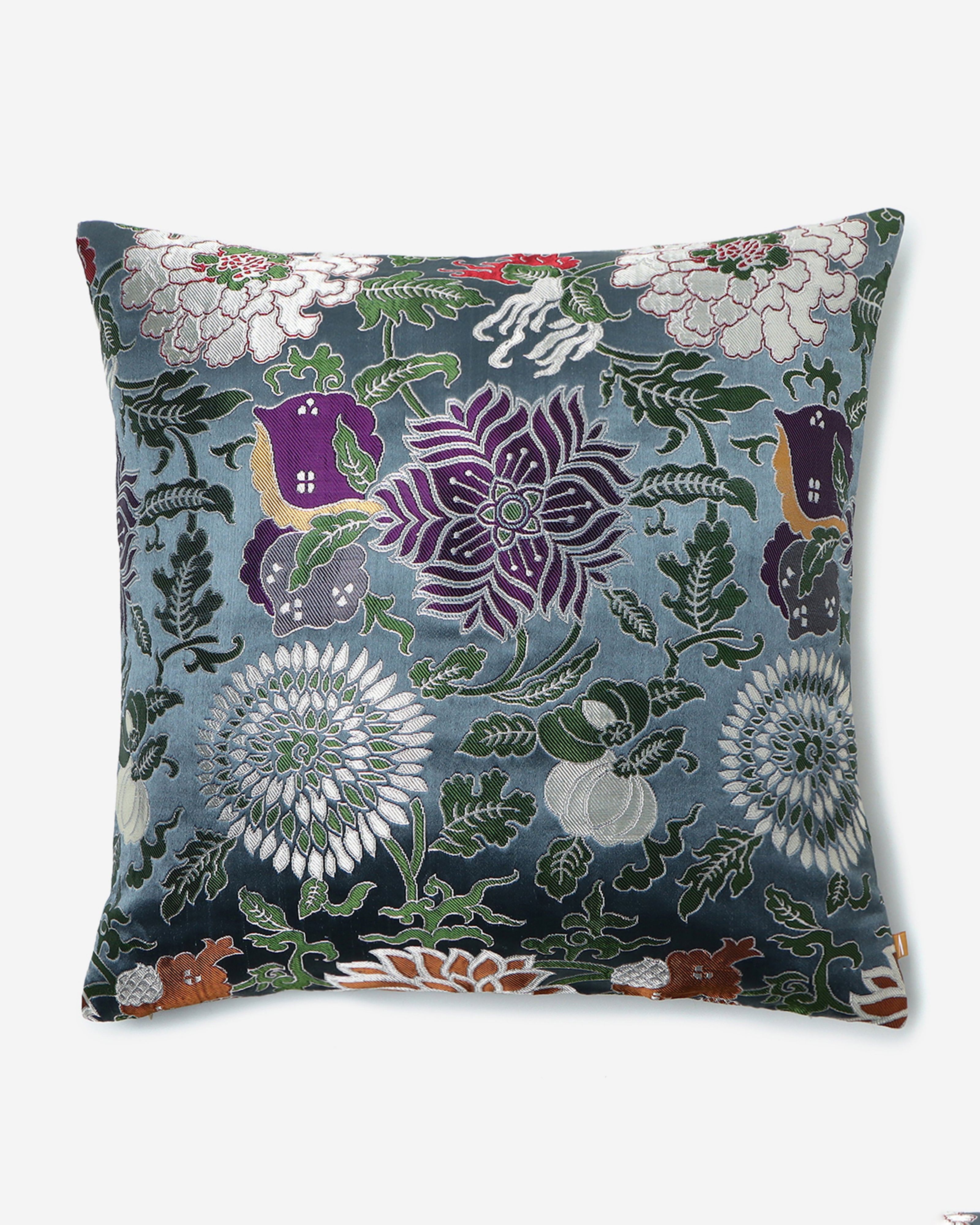 Bhag Banarasi Gyasar Silk Cushion Cover