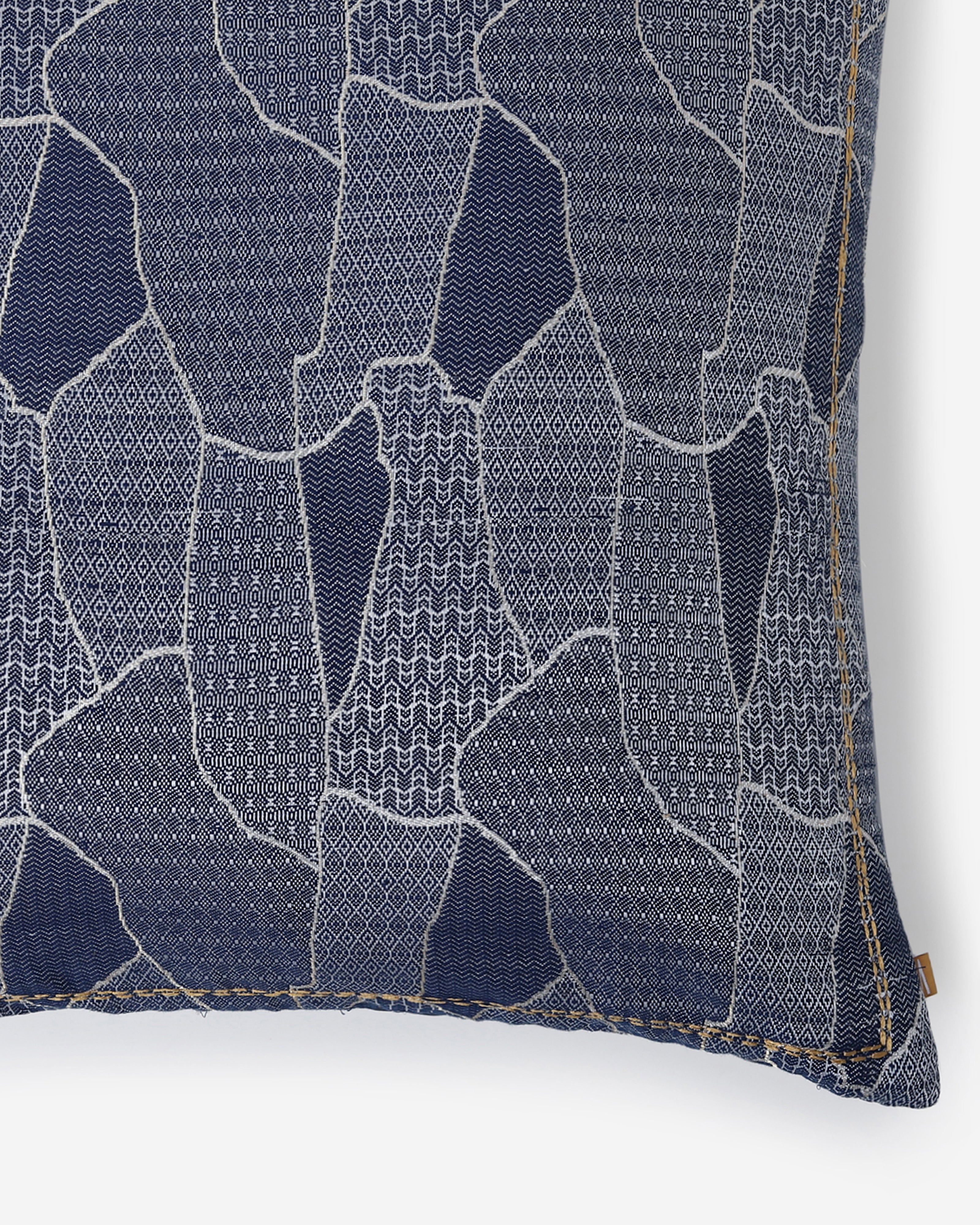 Kitusugi Banarasi Satin Brocade Silk Cotton Cushion Cover