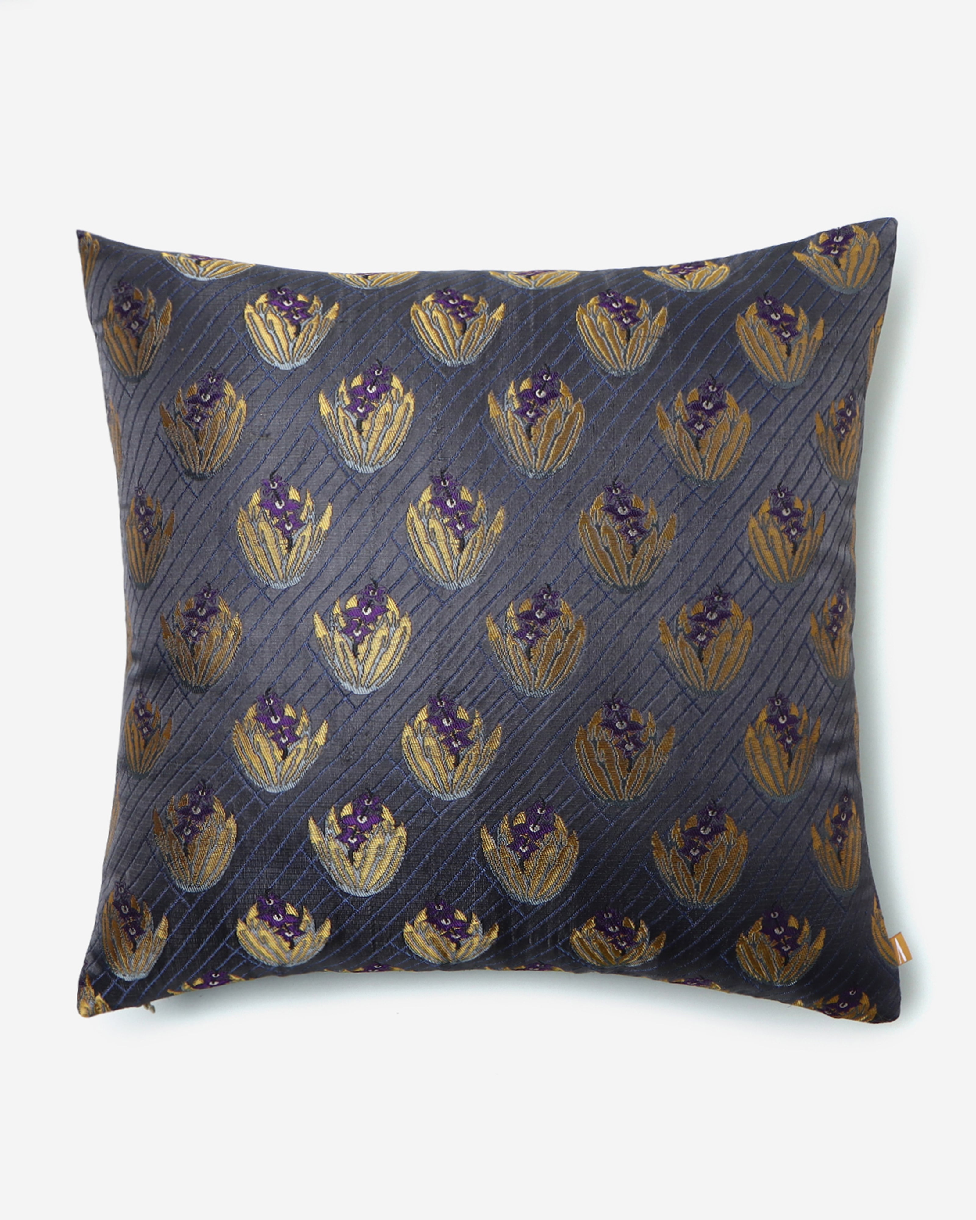Neerja Banarasi Satin Brocade Silk Cushion Cover