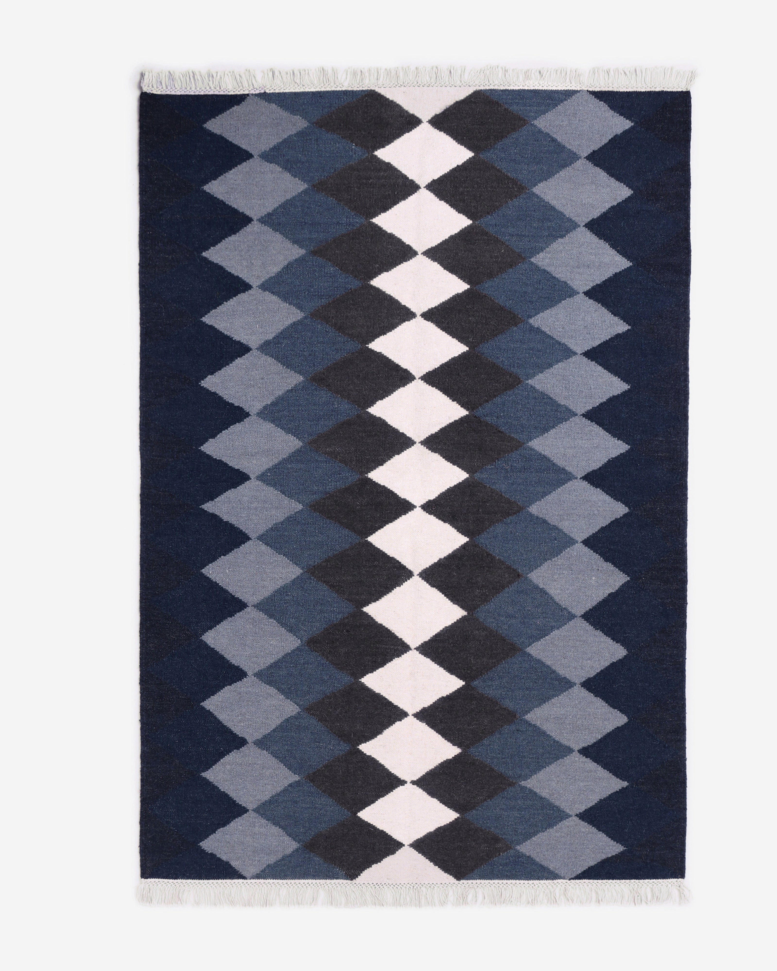 Ukiyo Bhadohi Panja Cotton Wool Rug