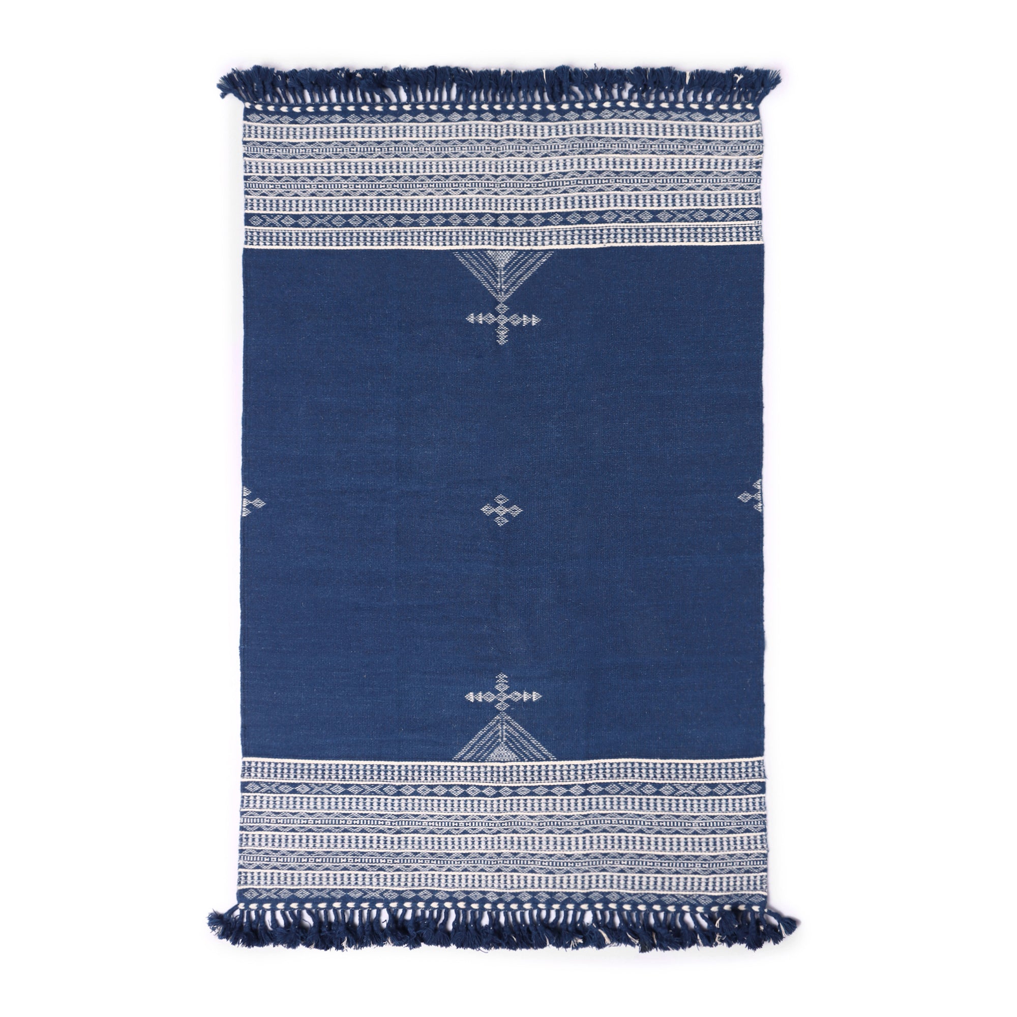 Yubi Bhujodi Extra Weft Cotton Wool Rug