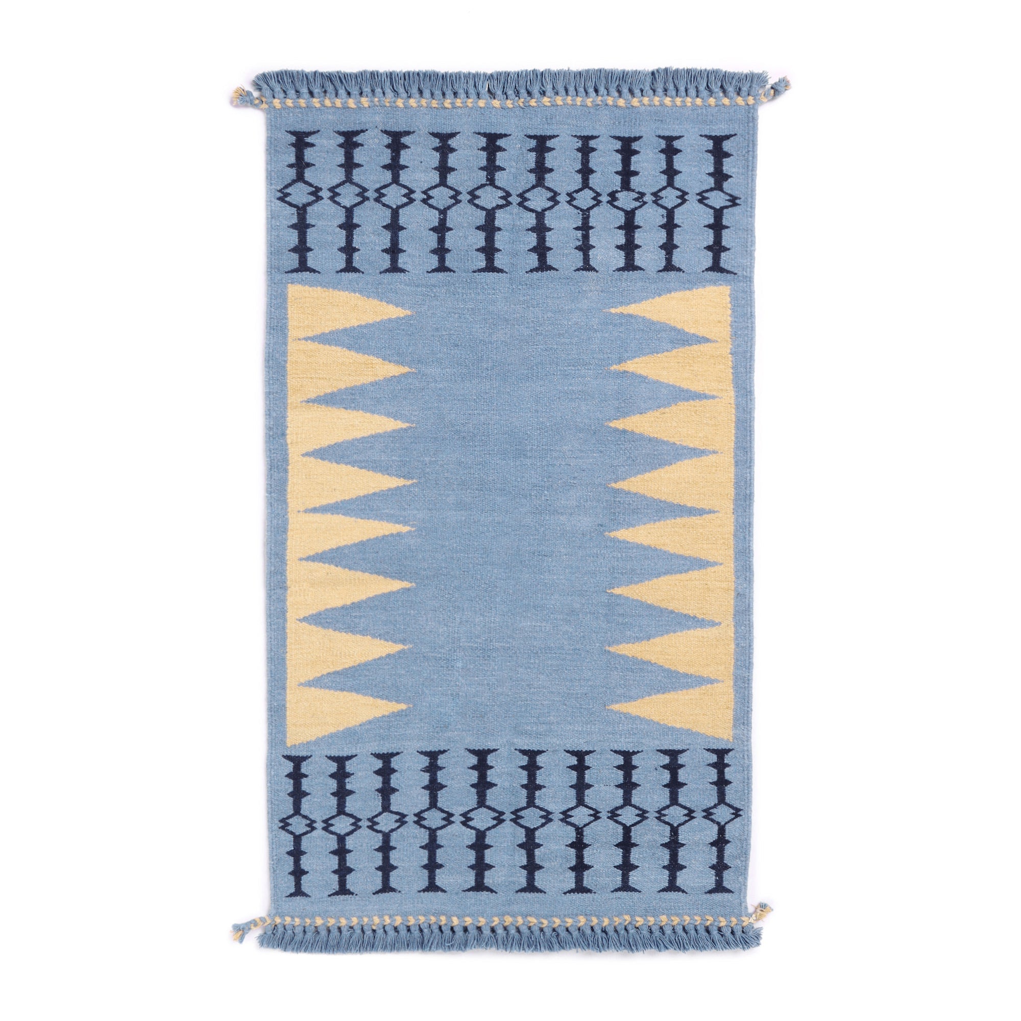 Boketto Bhujodi Kharad Cotton Wool Rug