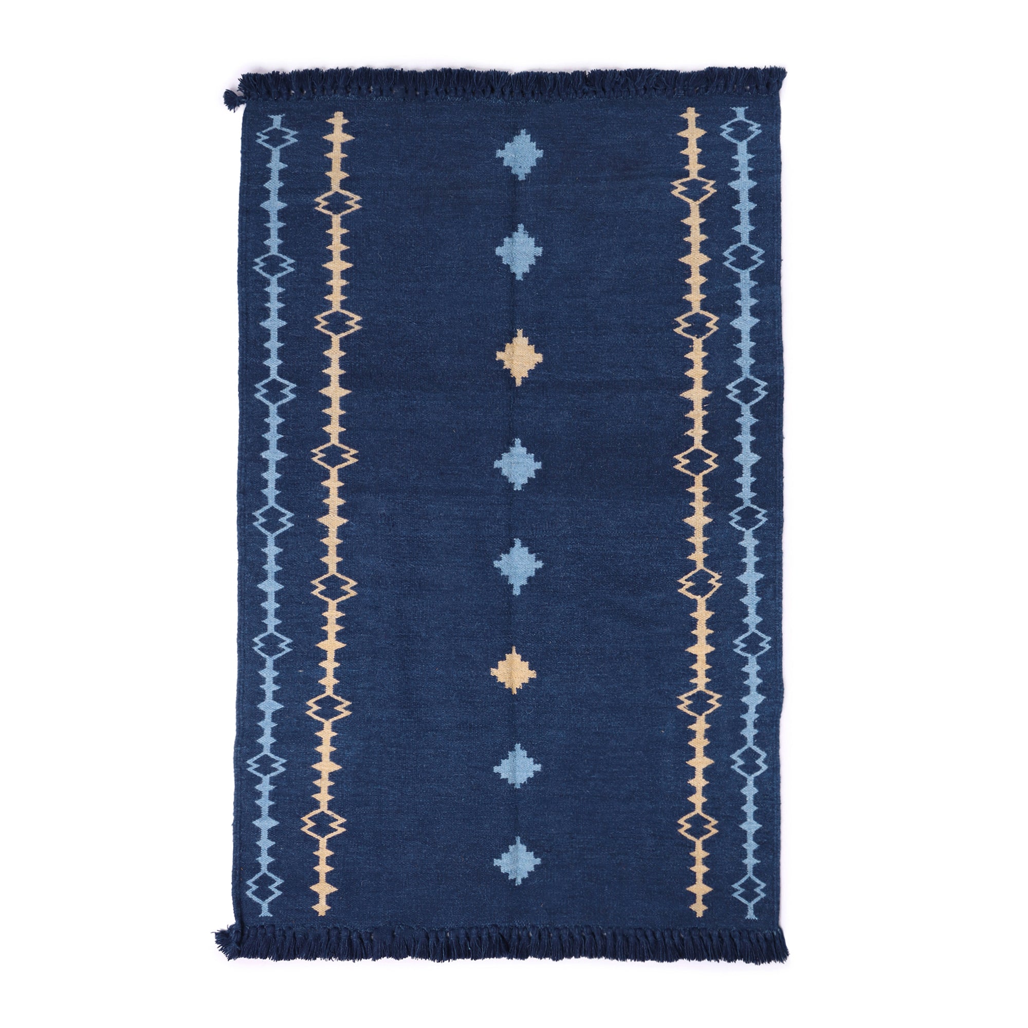 Hiroshi Bhujodi Kharad Cotton Wool Rug