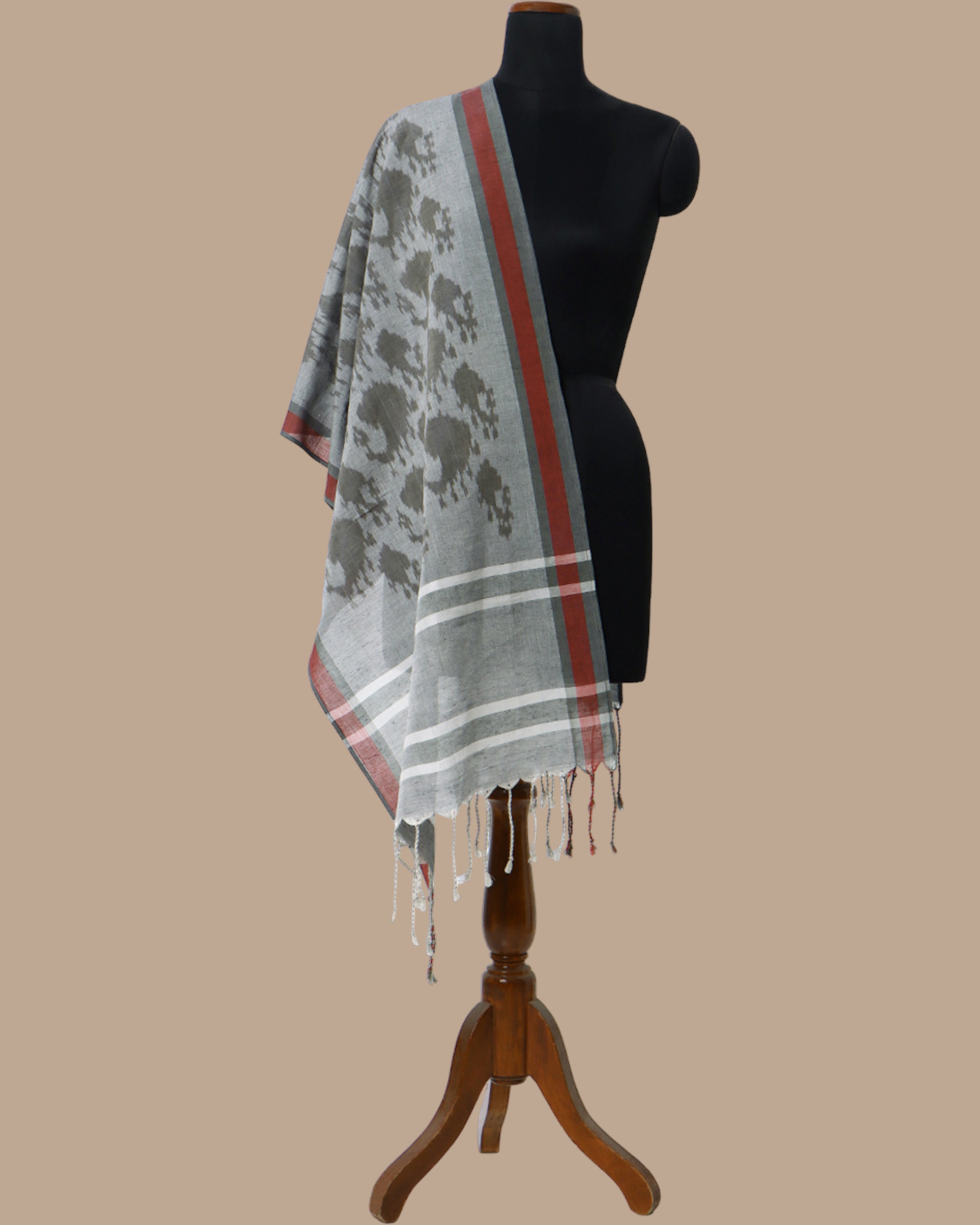 Sansar Pochampally Warp Ikat Silk Stole