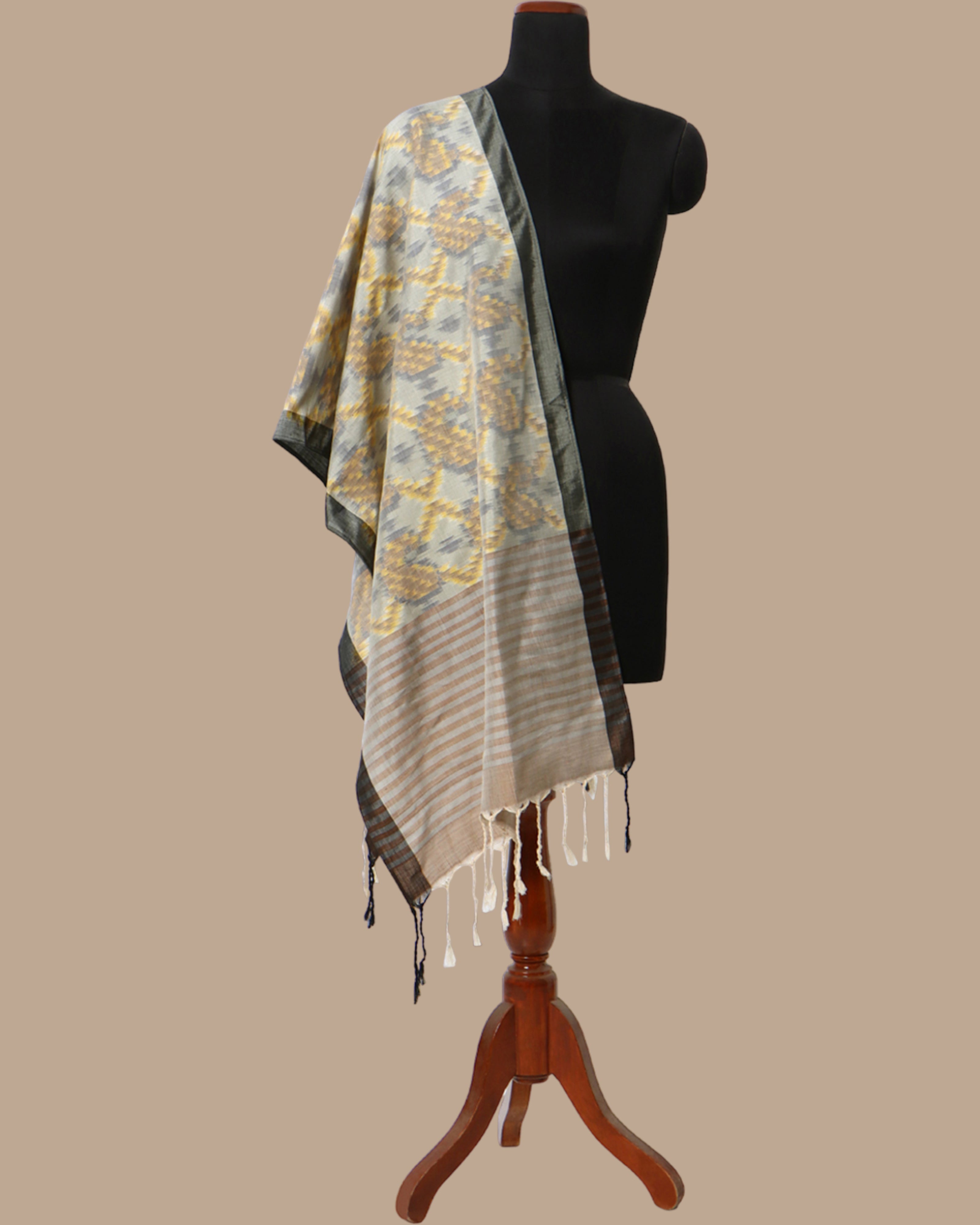 Gaurika Pochampally Warp Ikat Silk Stole