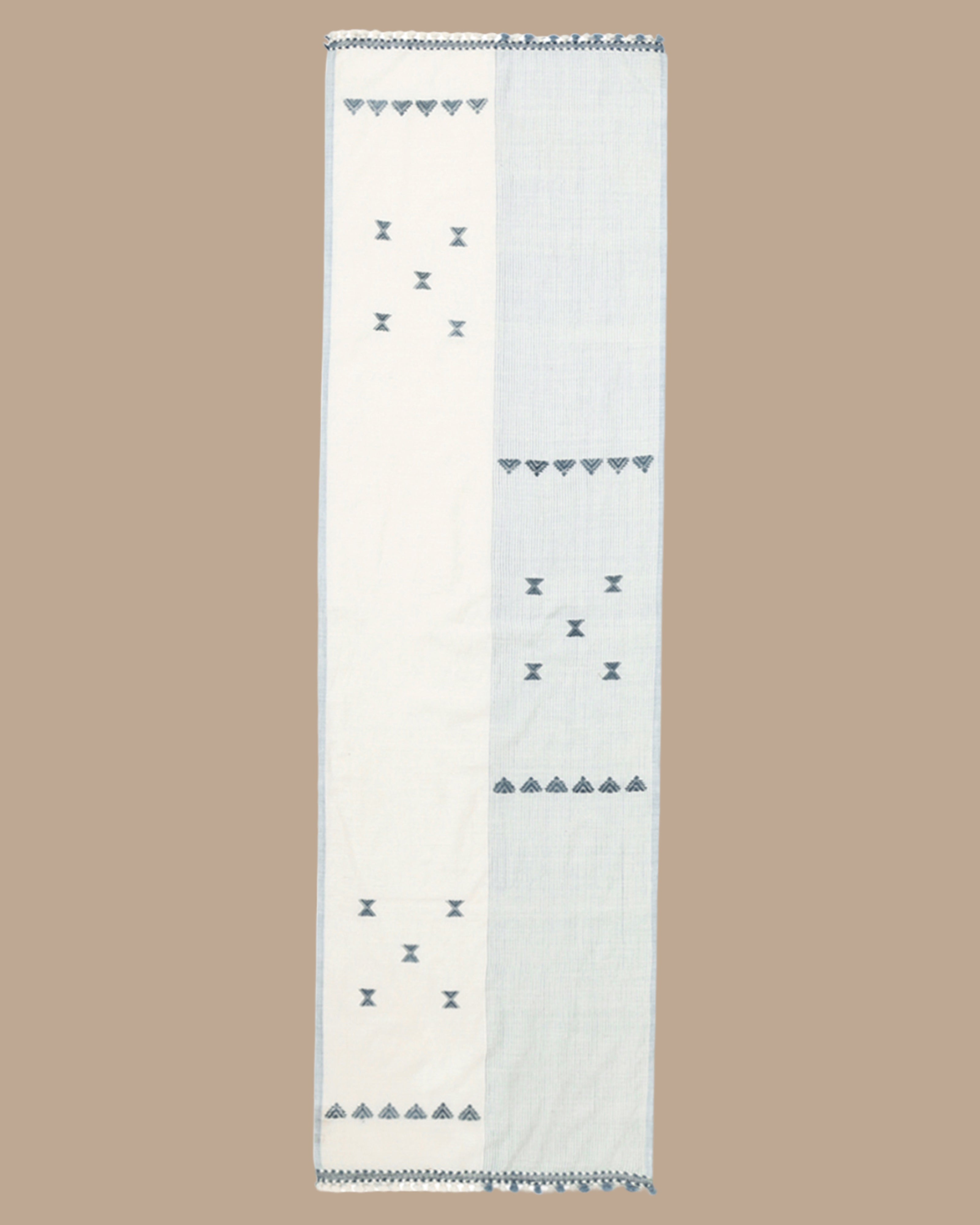 Shrestha Bhujodi Extra Weft Wool Silk Stole