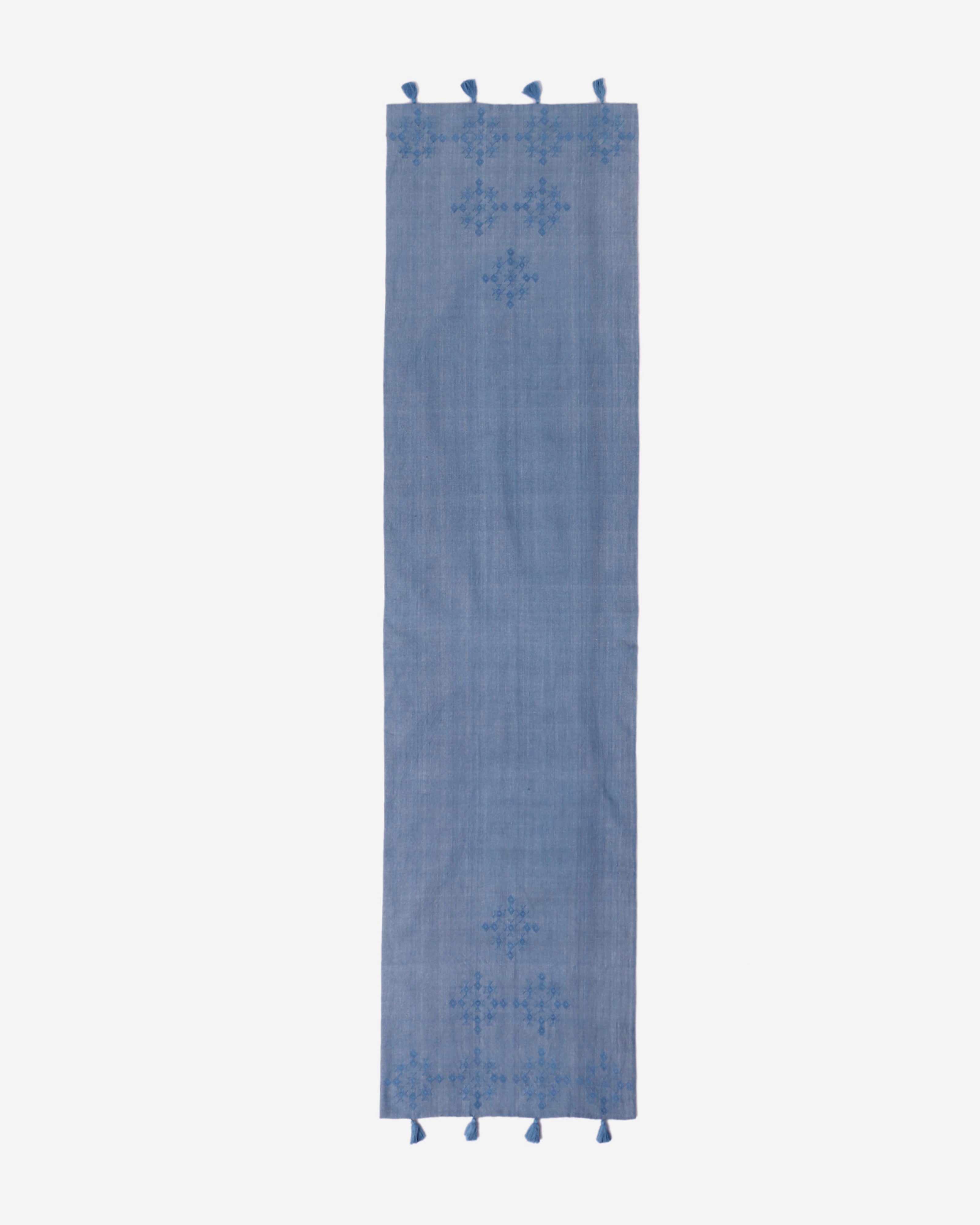Taskeen Bhujodi Extra Weft Cotton Table Runner