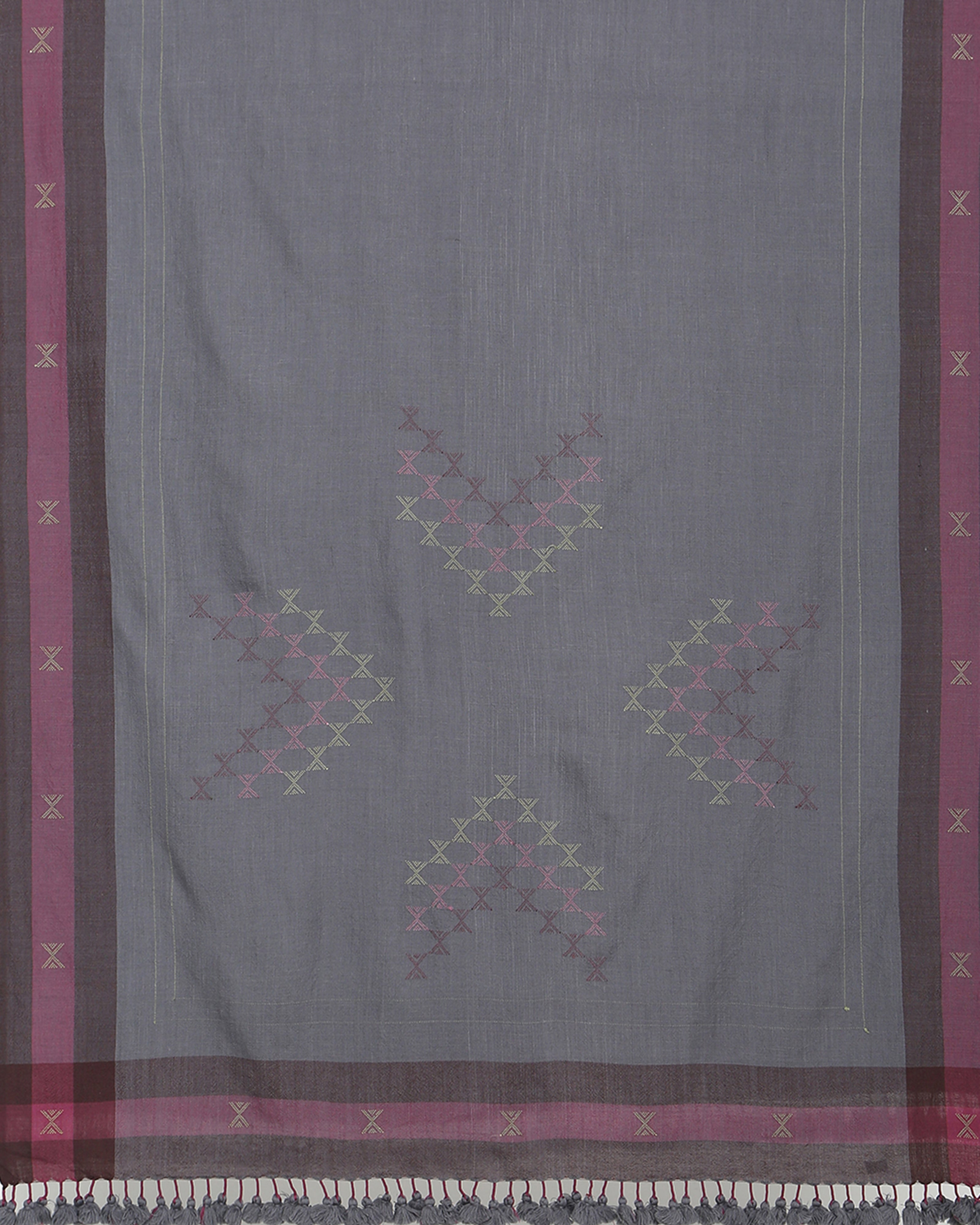 Shahinaz Bhujodi Extra Weft Wool Silk Shawl