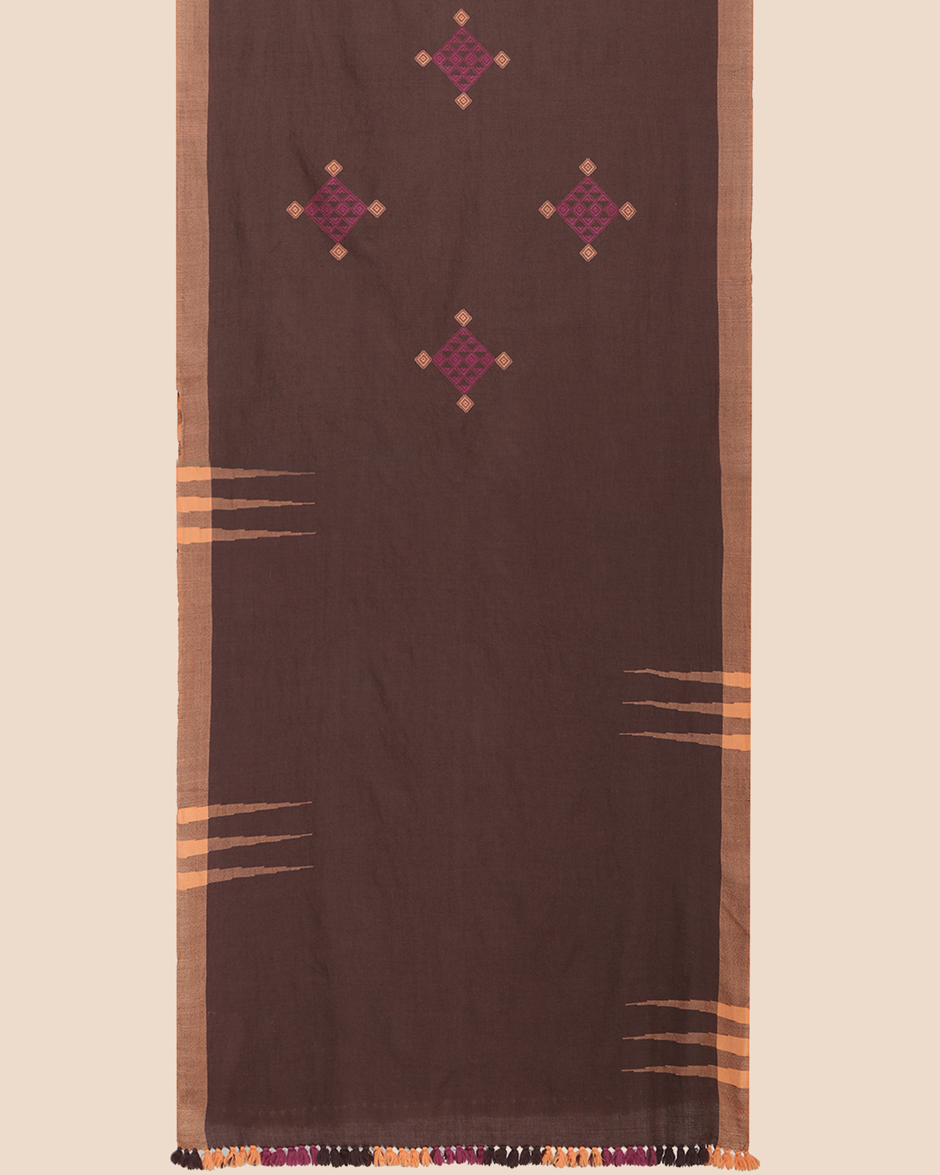 Zehab Bhujodi Extra Weft Woolen Shawl