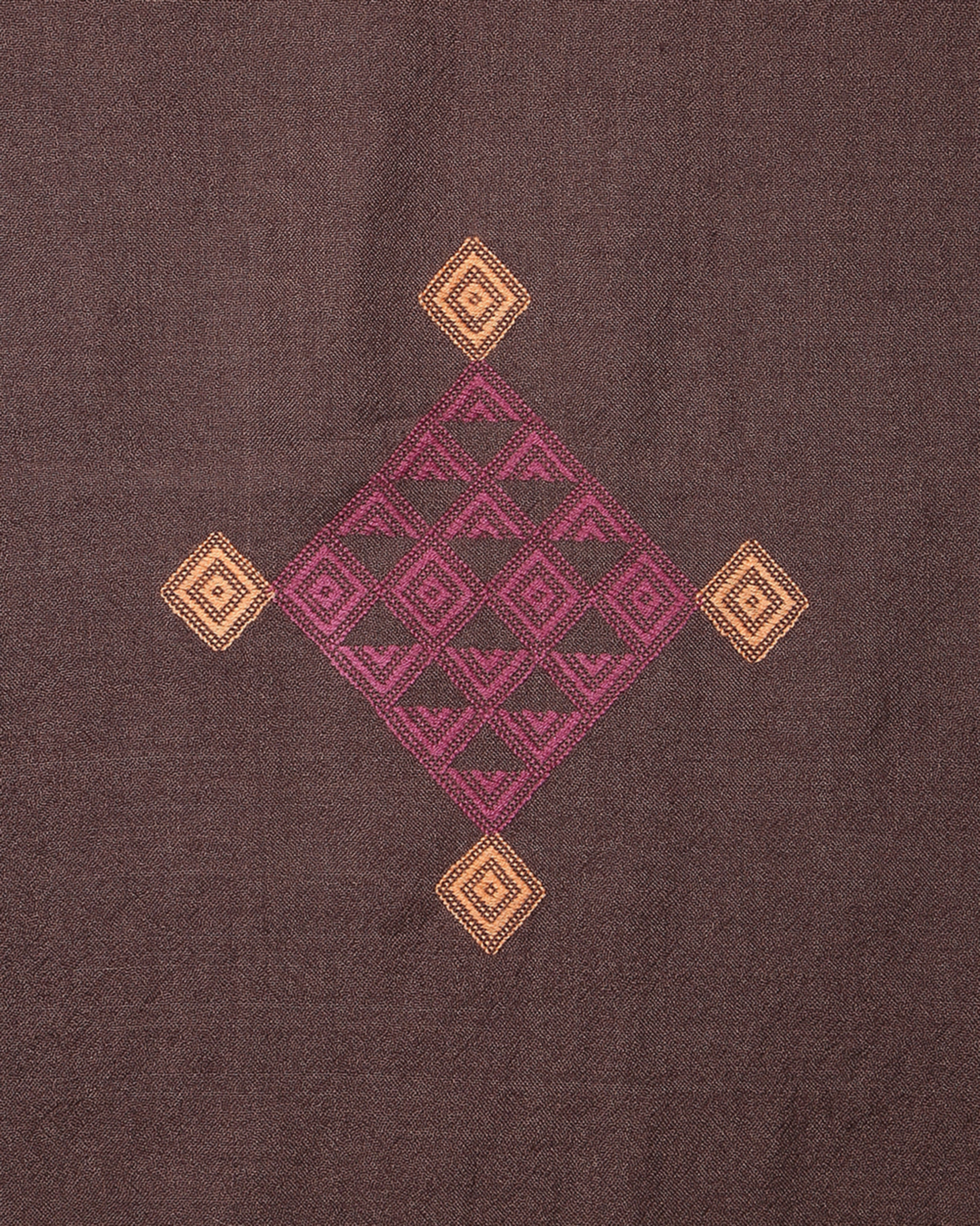 Zehab Bhujodi Extra Weft Woolen Shawl