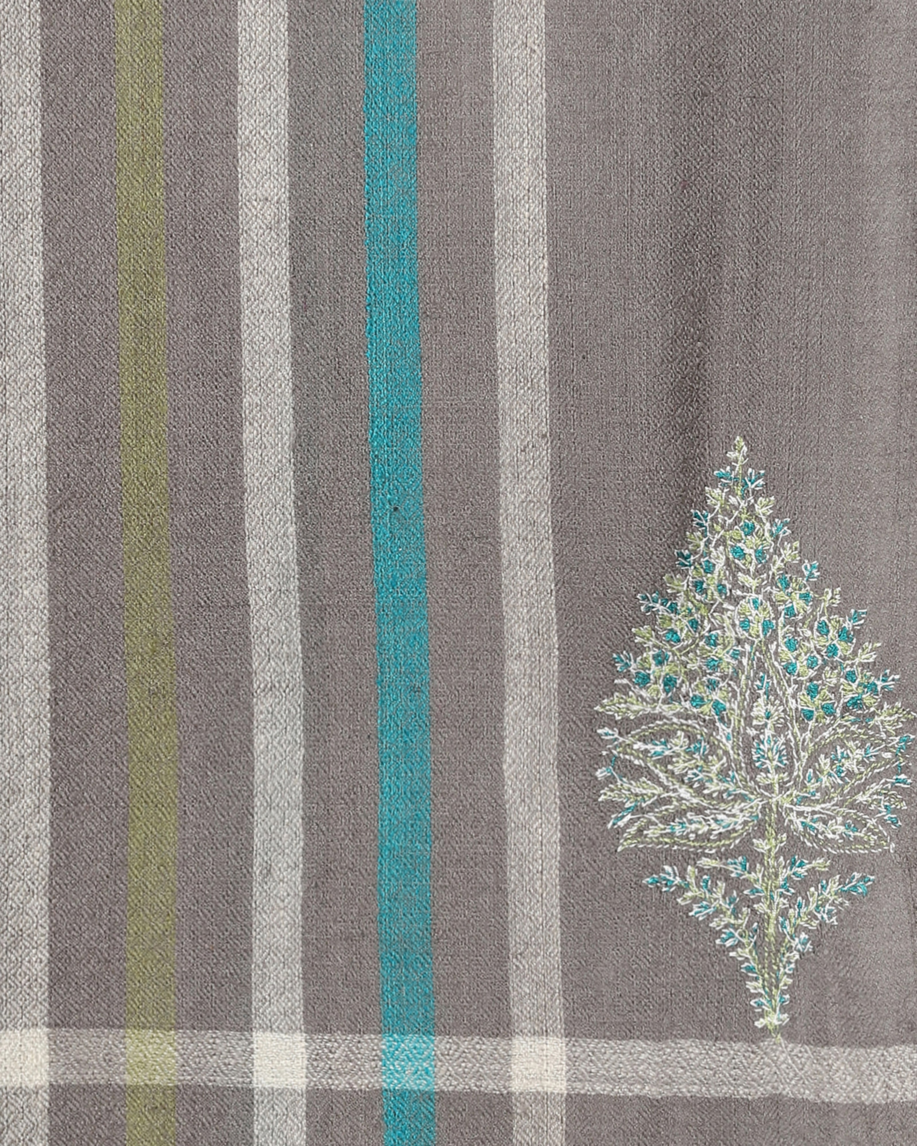 Zinat Kashmir Sozni Embroidery Pashmina Shawl