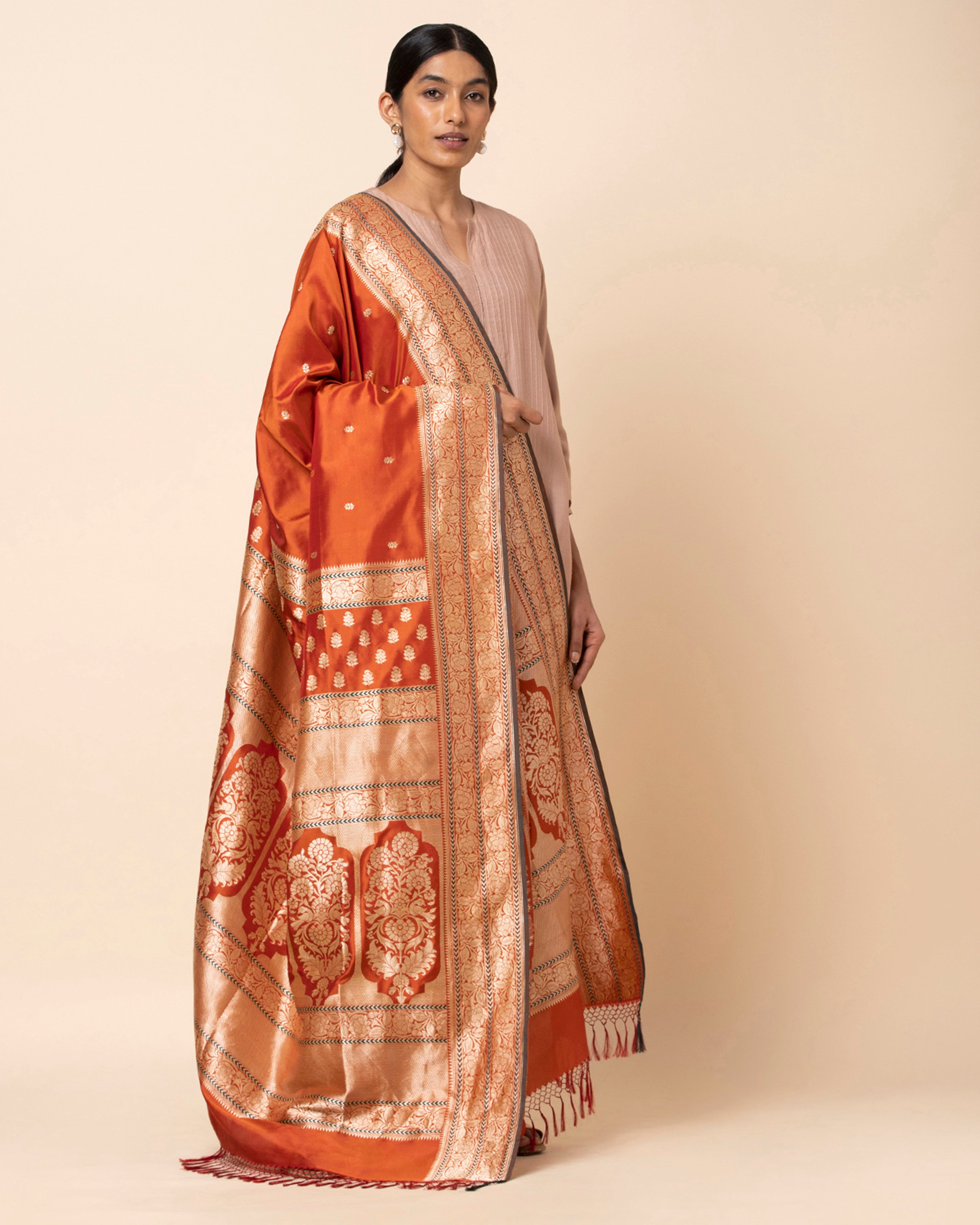 Bagh Banarasi Kadwa Silk Dupatta