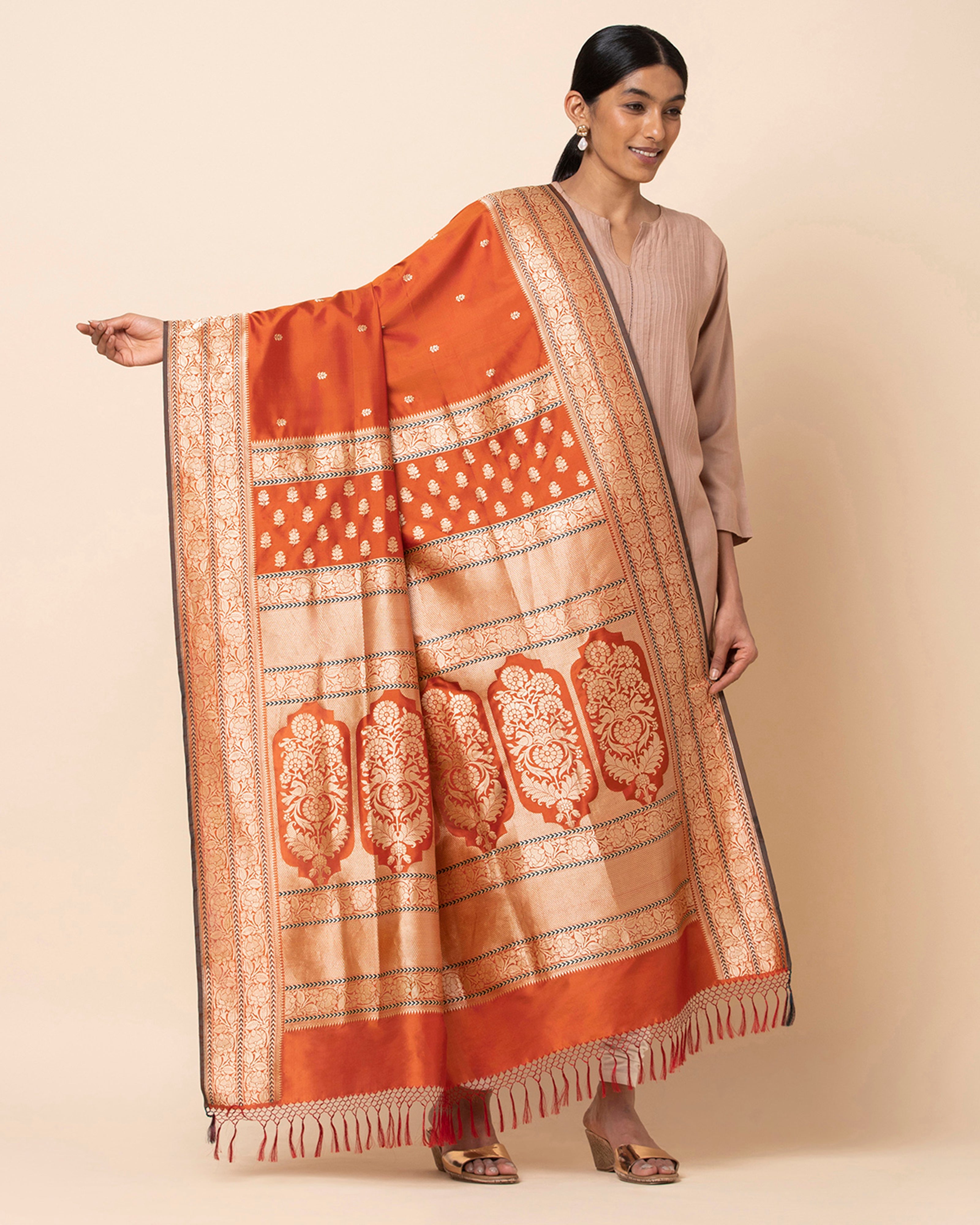 Bagh Banarasi Kadwa Silk Dupatta