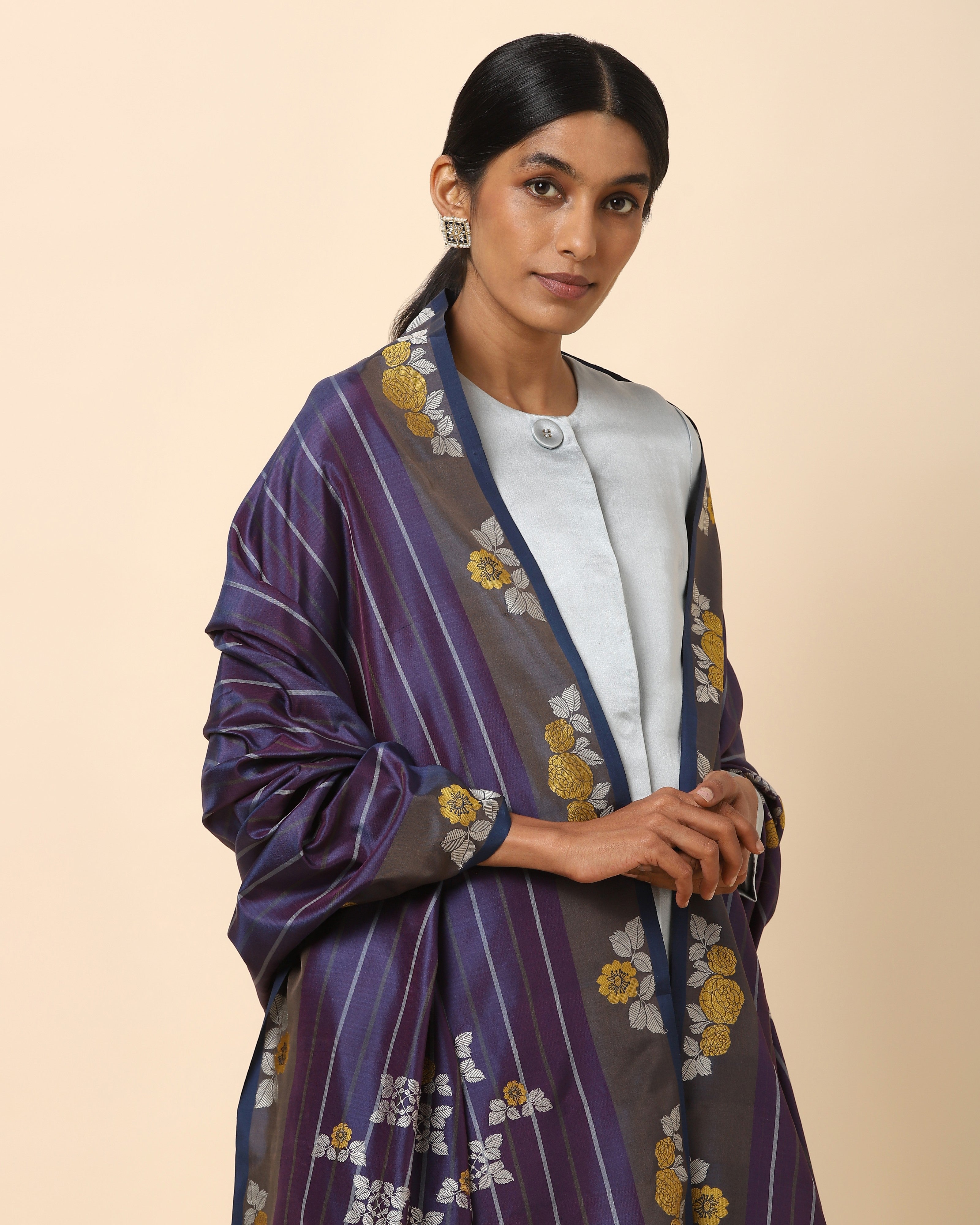 Zinaida Banarasi Kadwa Silk Dupatta